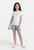 SCRIPT LOGO SLIM - Print T-shirt - white