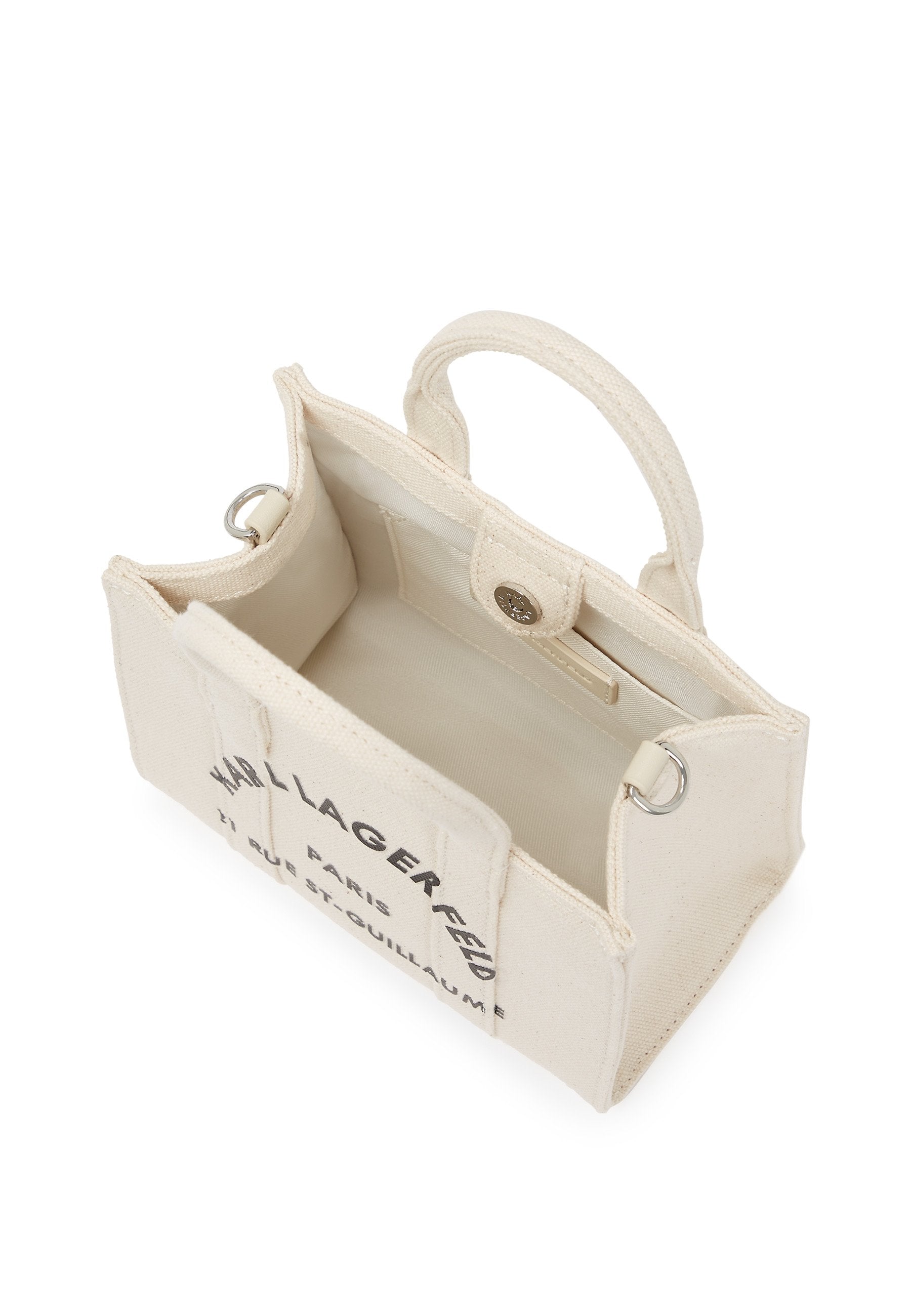 SQUARE MINI - Handbag - beige
