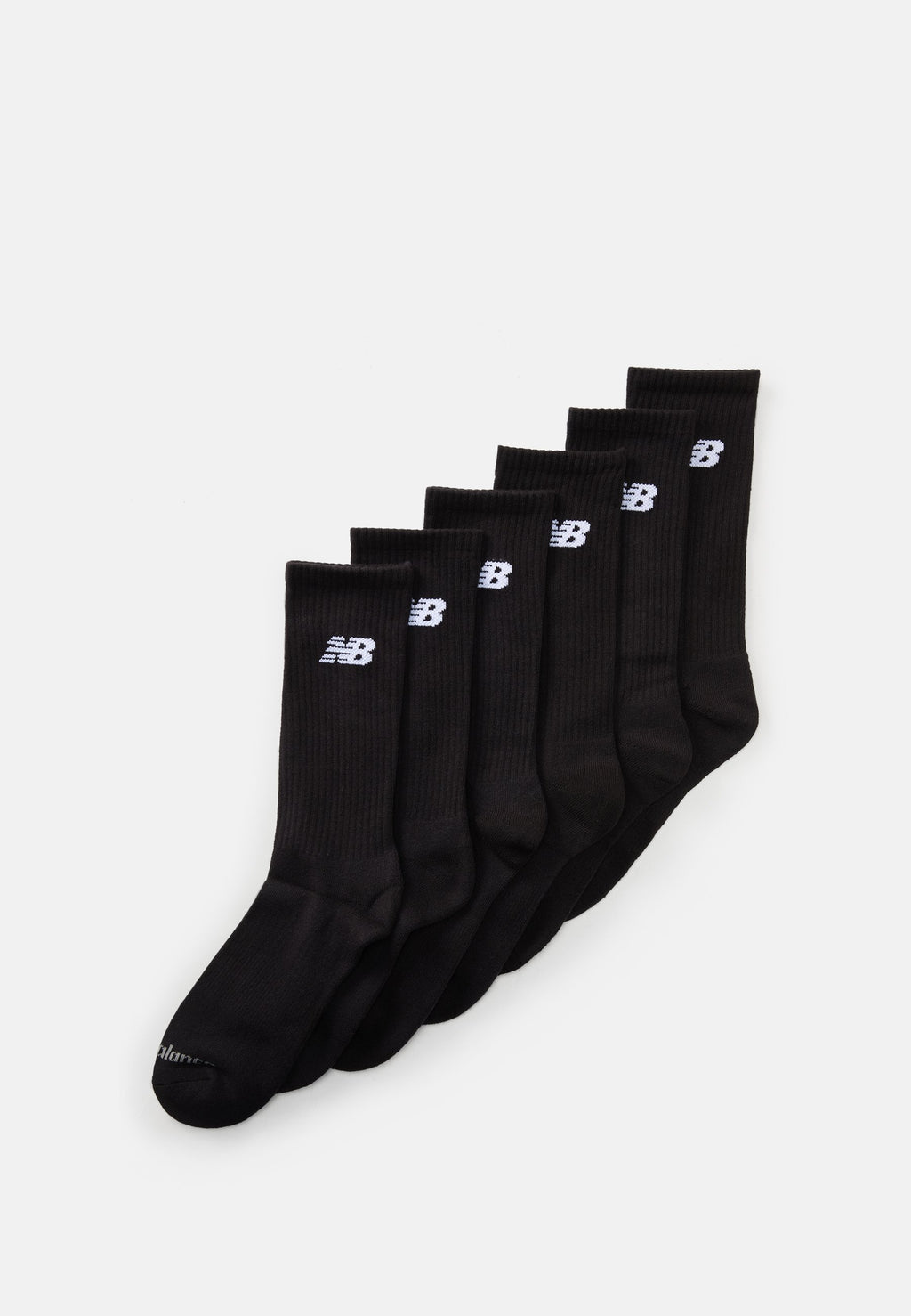 SEASONAL CREW UNISEX 6 PACK - Socks - black