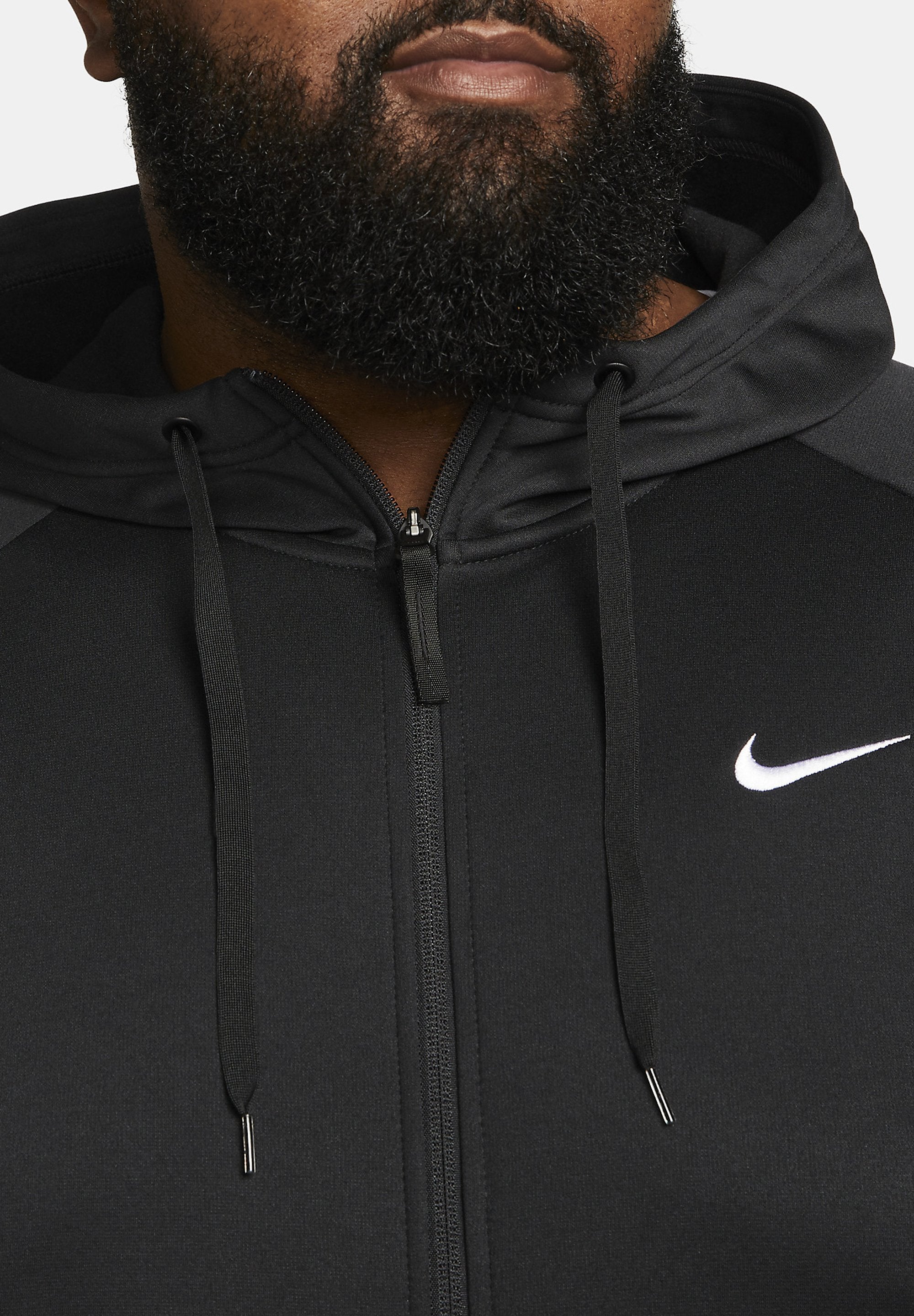 M TF HD FZ - Zip-up sweatshirt - black black white