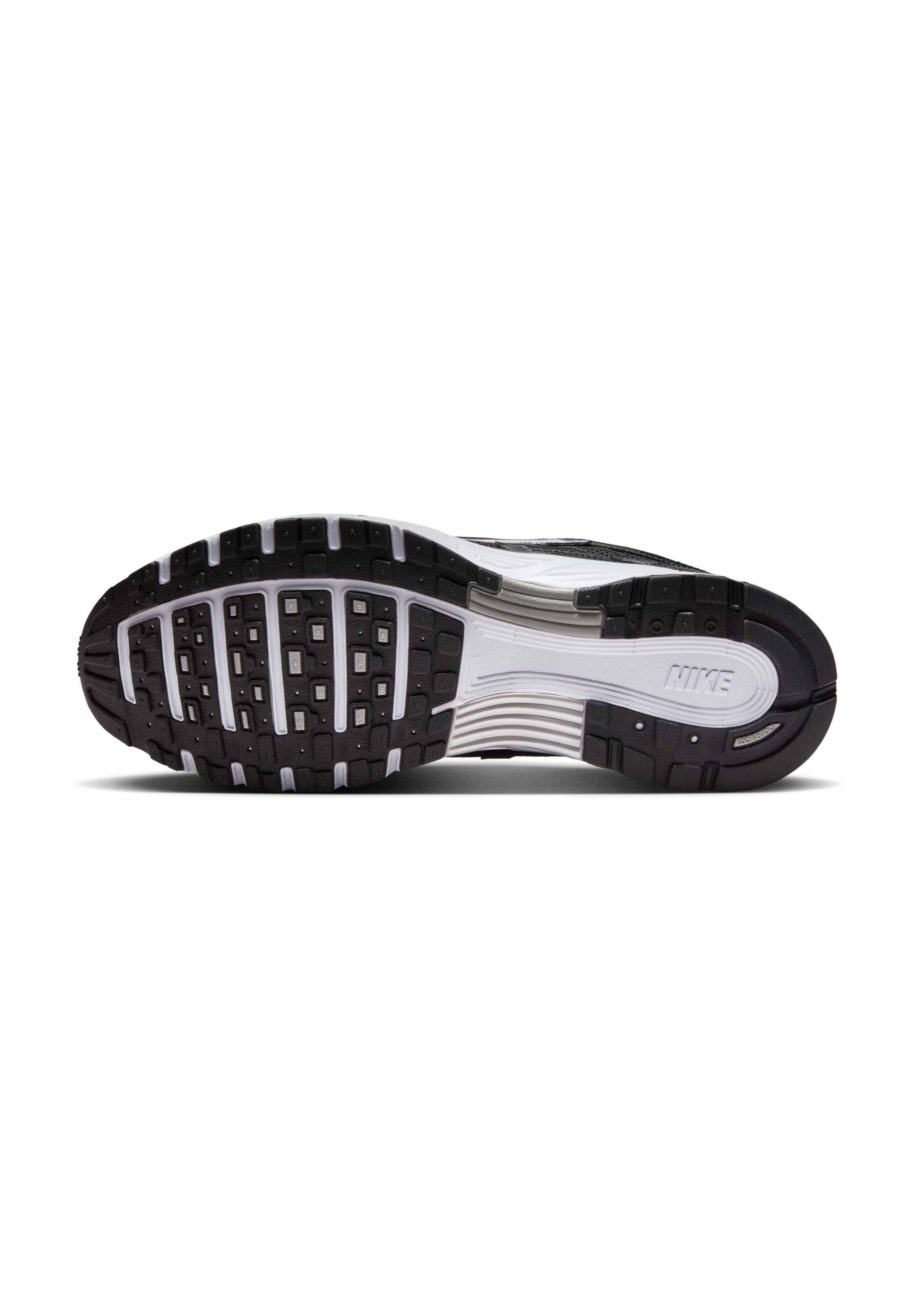 P 6000 UNISEX - Trainers - black white mtlc silver