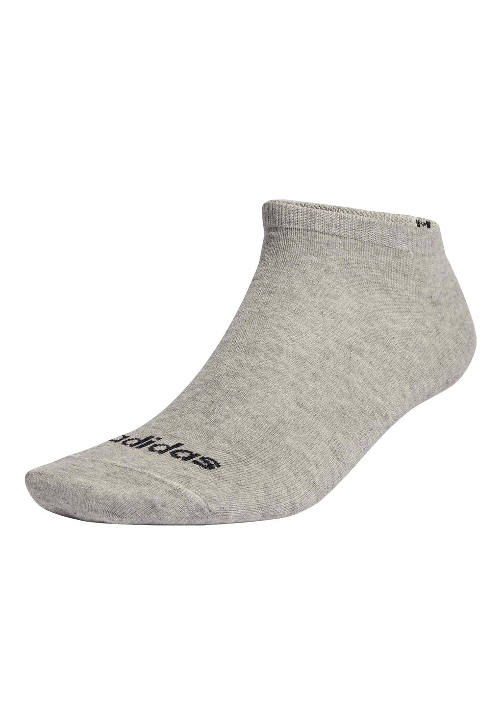 LOW 3PACK - Sneaker socks - medium grey heather   white   black
