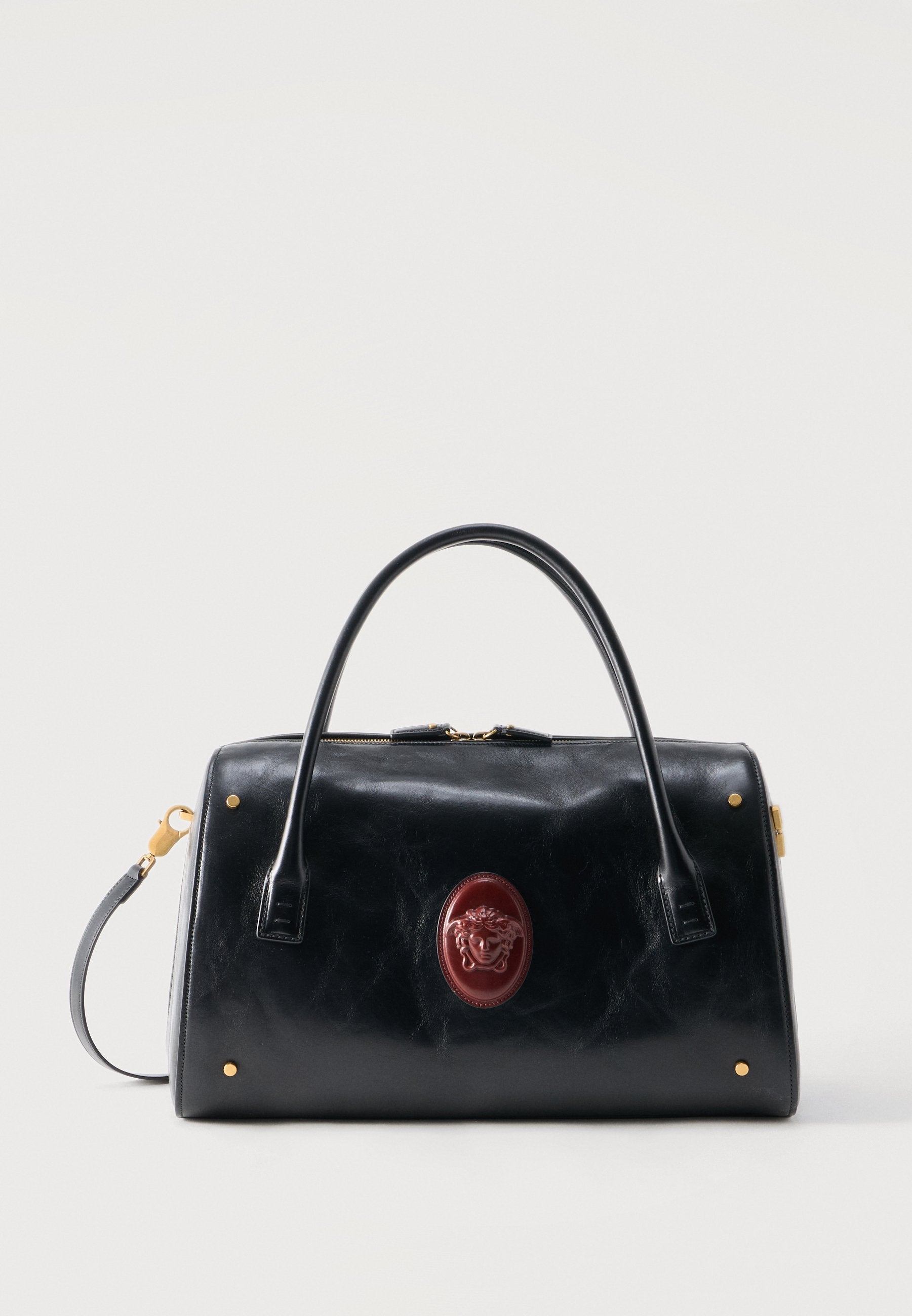 DUFFLE - Weekend bag - black/rosewood/gold-coloured