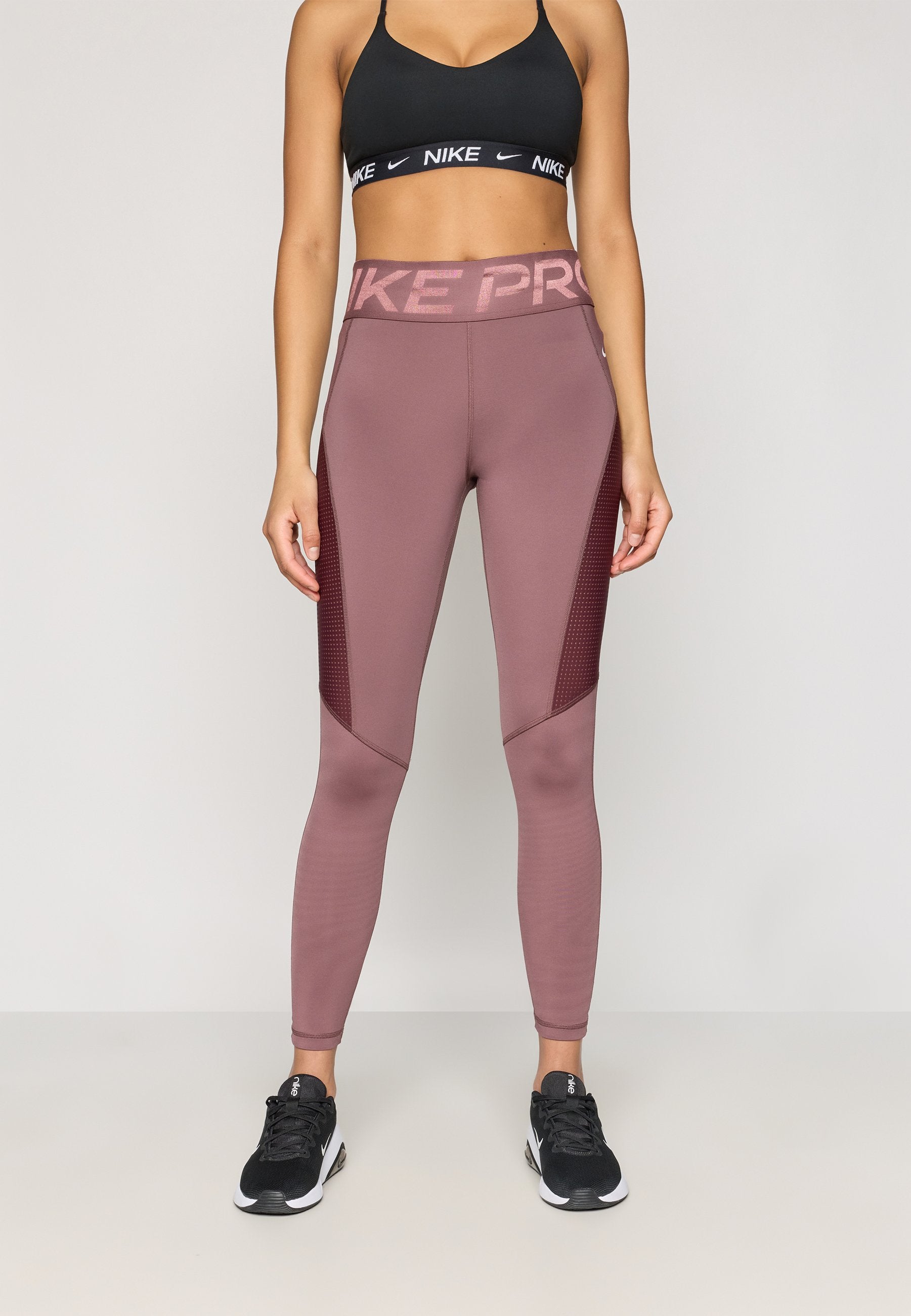 SCULPT TIGHT - Leggings - tattoo/burgundy crush/white