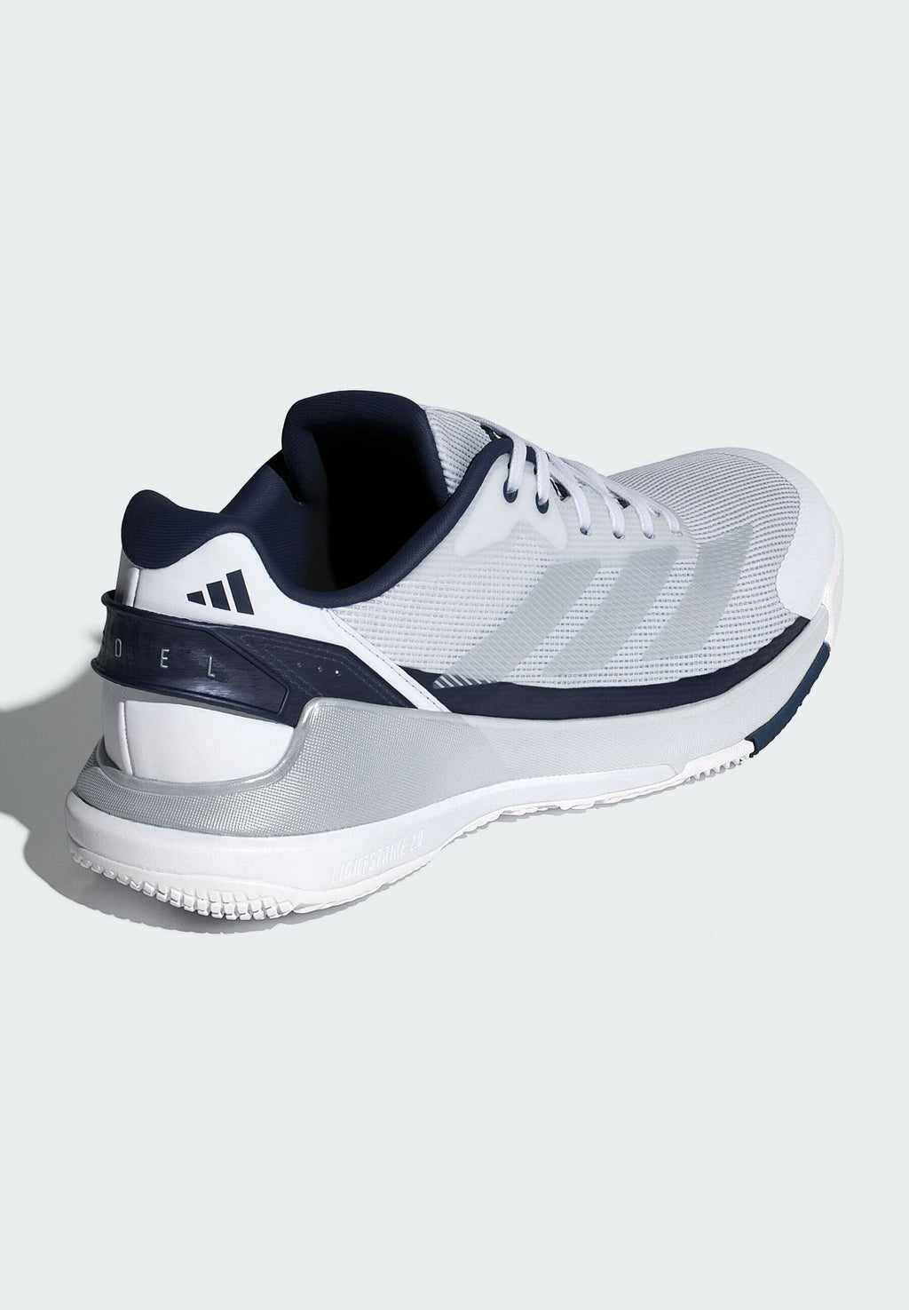 CRAZYQUICK LIGHTSTRIKE PADEL - Padel shoes - cloud white   silver metallic   dark blue