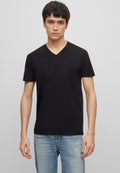 2 PACK - Basic T-shirt - black/white