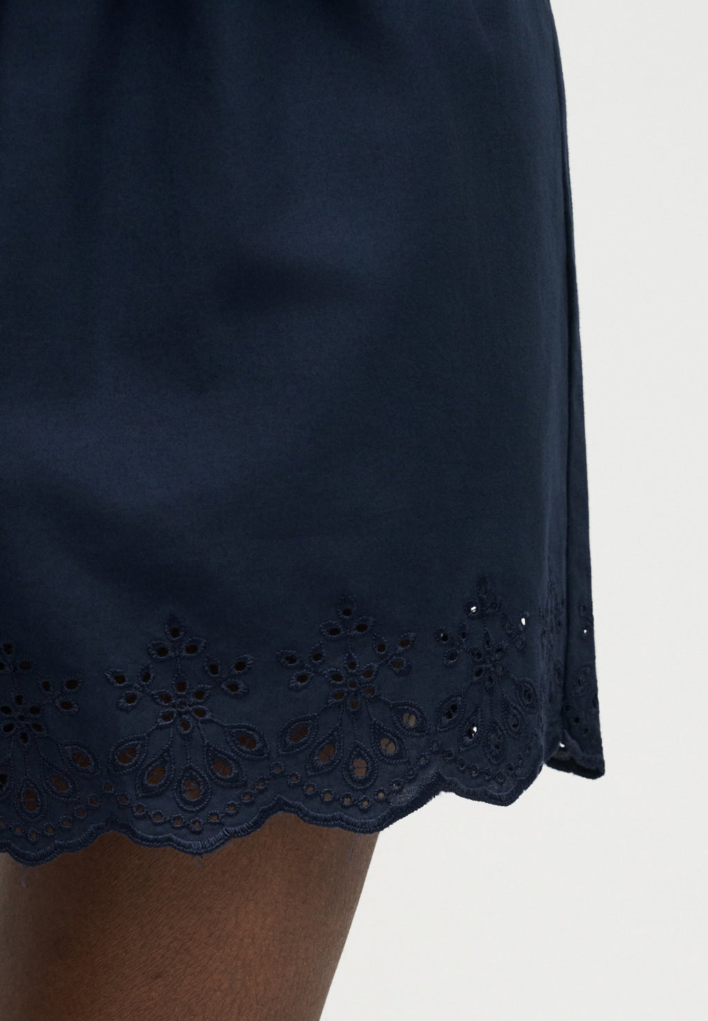 EYELET - Pyjama bottoms - navy uniform