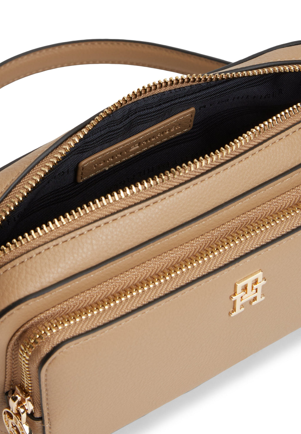 SAC APPAREIL PHOTO BANDOULIÈRE À MONOGRAMME TH - Sac bandoulière - toile safari
