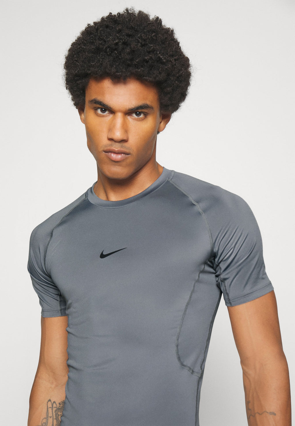 Sports T-shirt - smoke grey/black