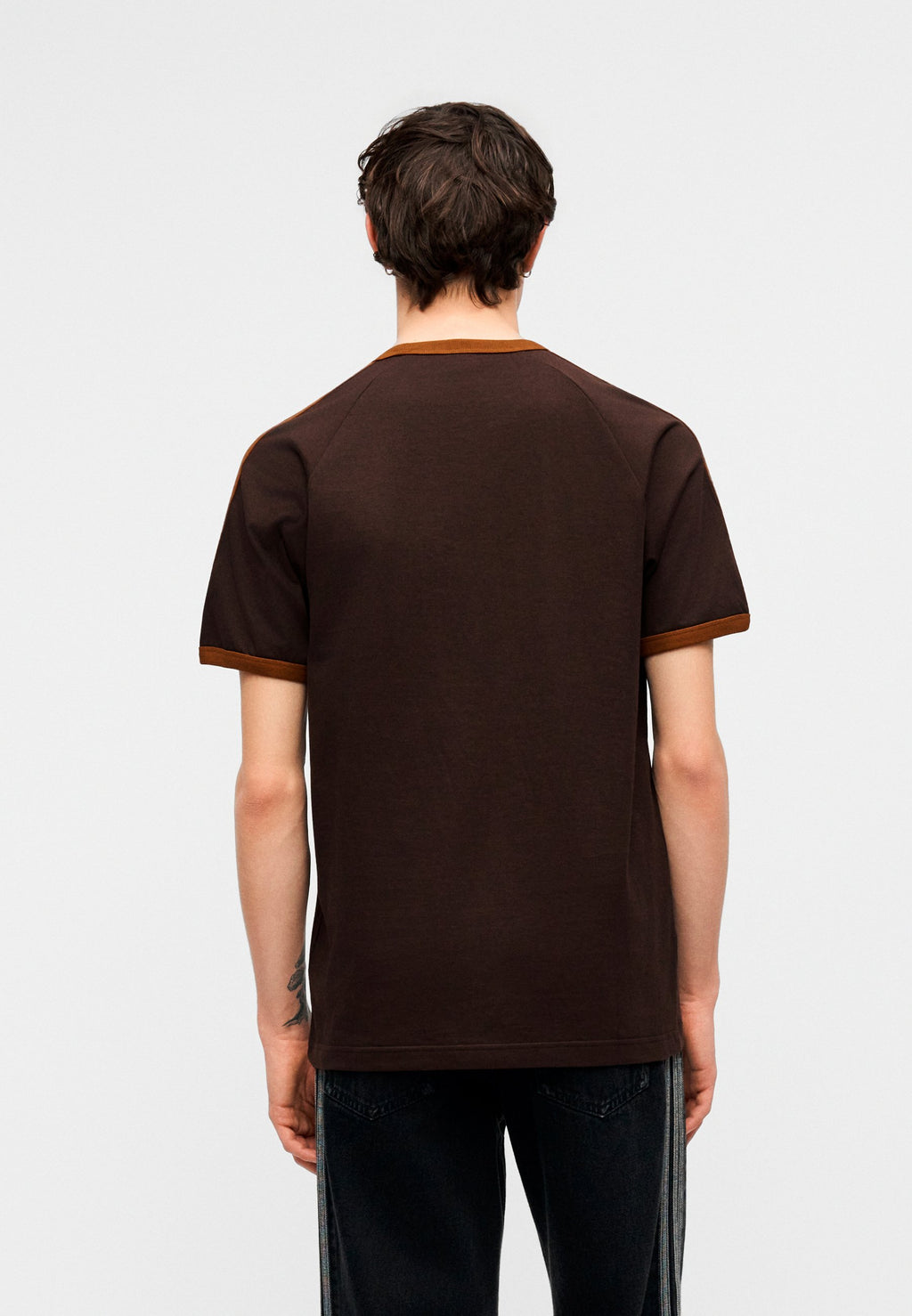 3S TEE - Print T-shirt - aurora coffee/dusky bronze