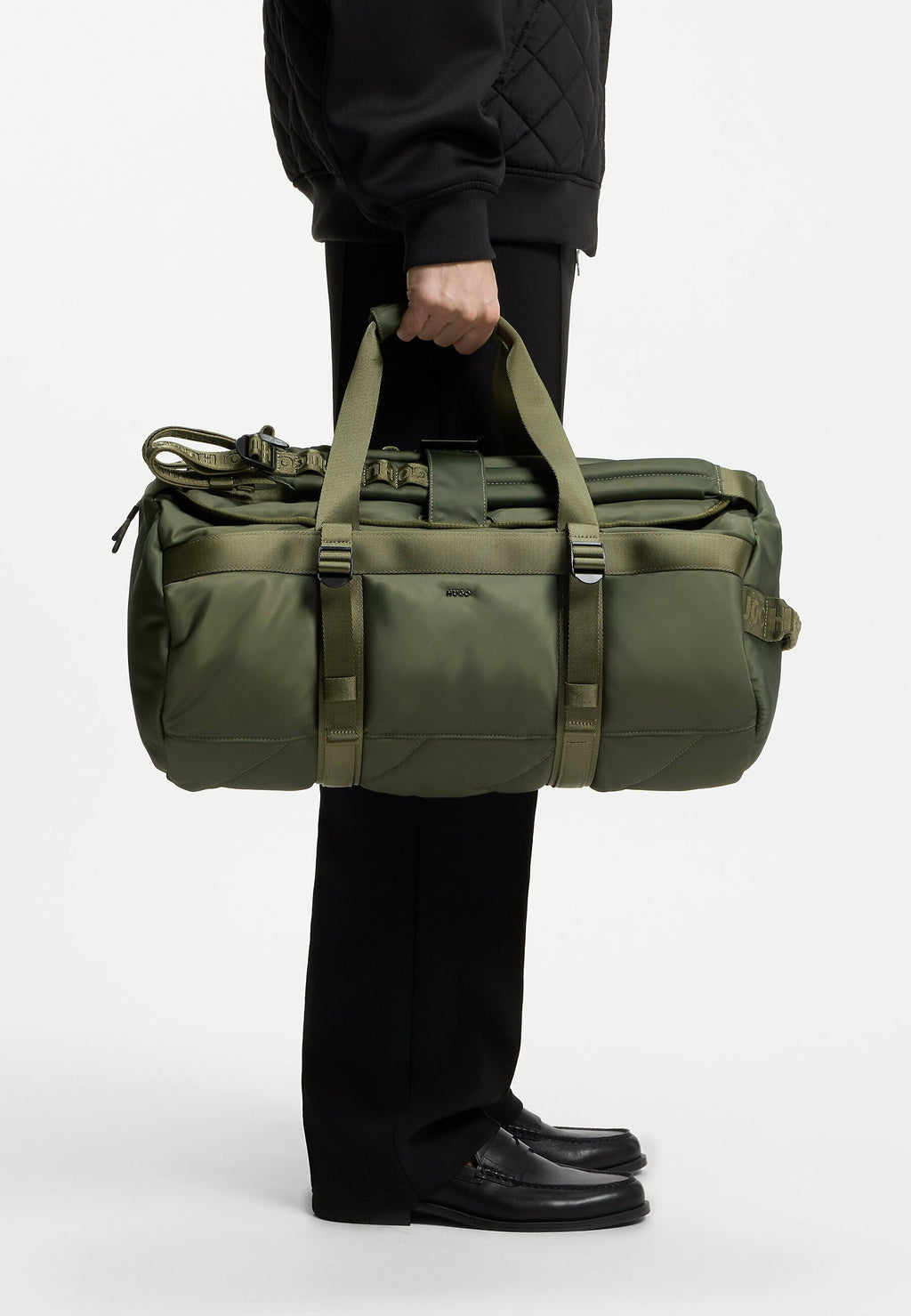 HUGO AYDEN_HOLDALL - Weekend bag - open green fortyeight