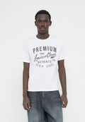 JPRBLUALEX TEE - Print T-shirt - white