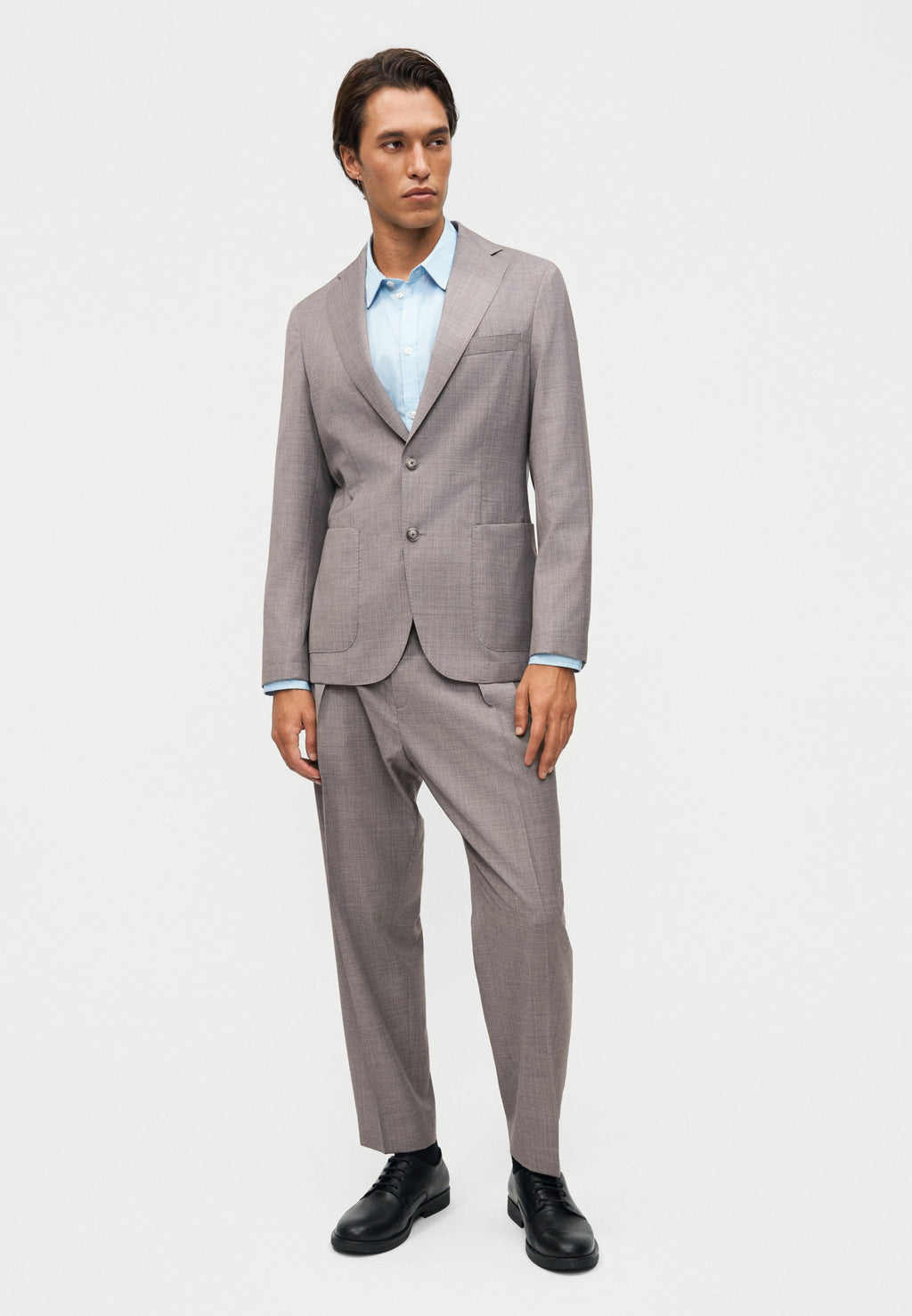 HANRY - Blazer jacket - open grey