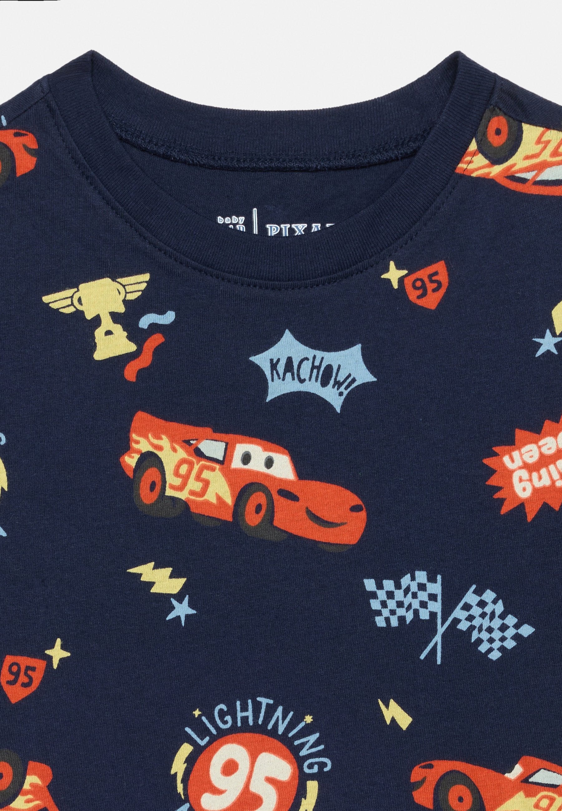 CARS LIC PRINT - Print T-shirt - navy uniform