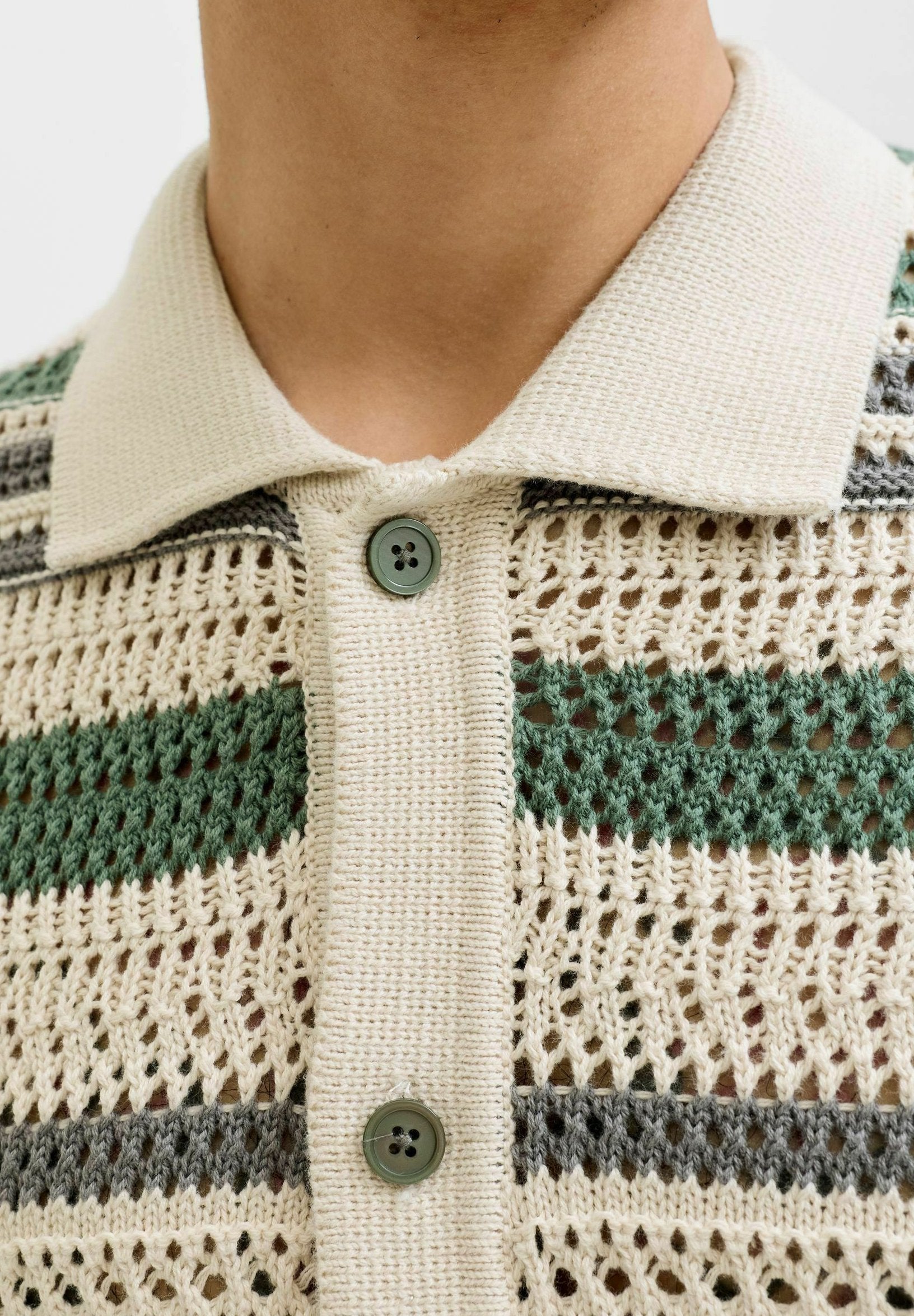 Knitted Knitted - Cardigan - laurel wreath