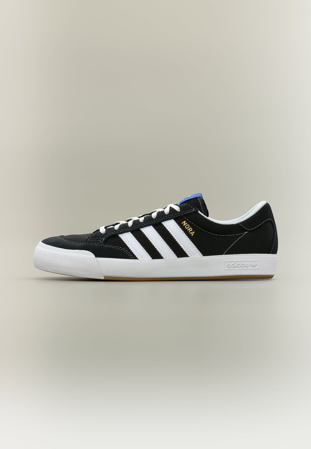 NORA UNISEX - Kaykay ayakkabısı - core black/footwear white/blue bird