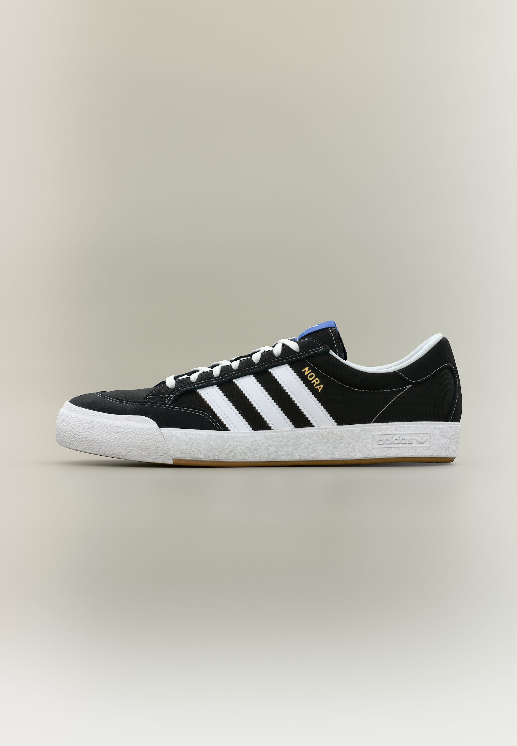 NORA UNISEX - Kaykay ayakkabısı - core black/footwear white/blue bird