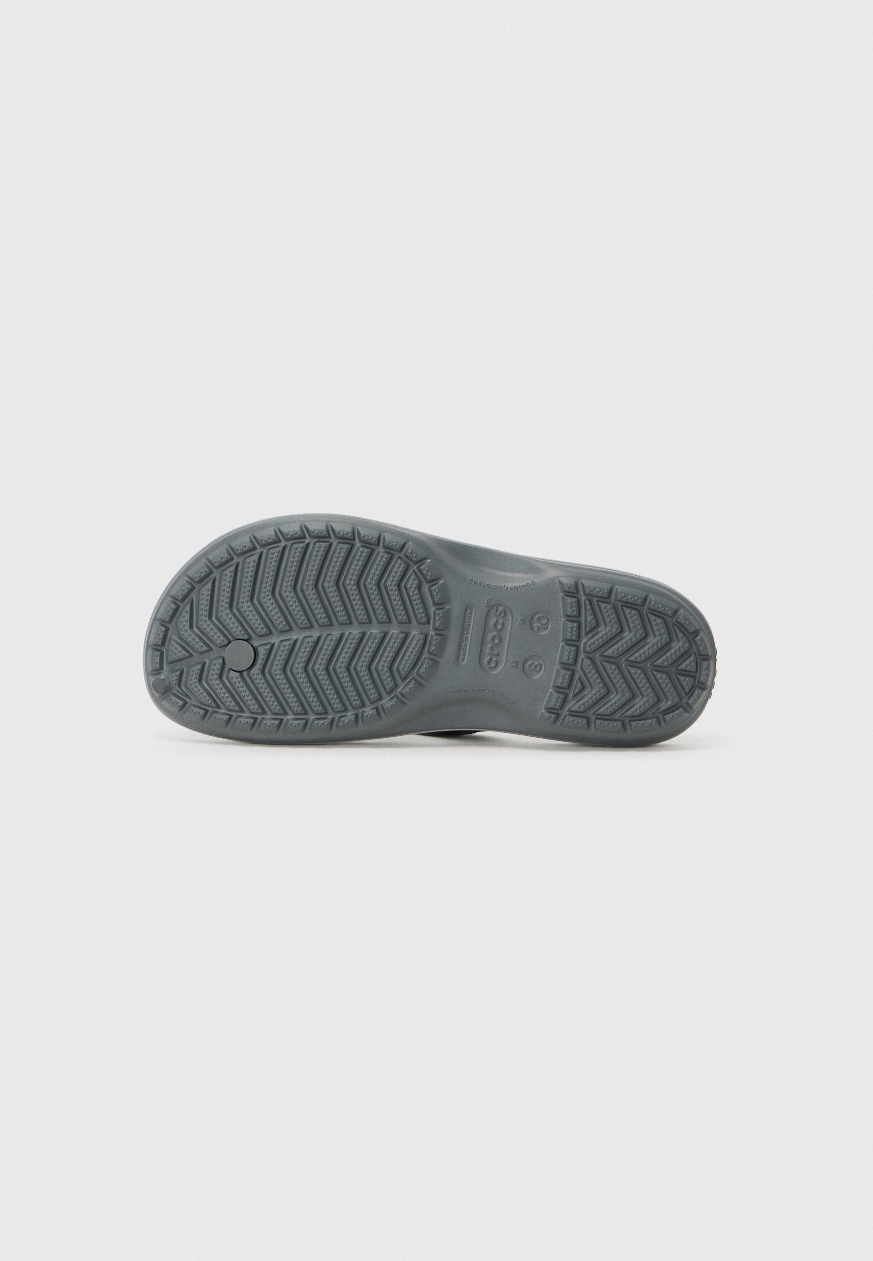 CROCBAND UNISEX - T-bar sandals - slate grey/smoke
