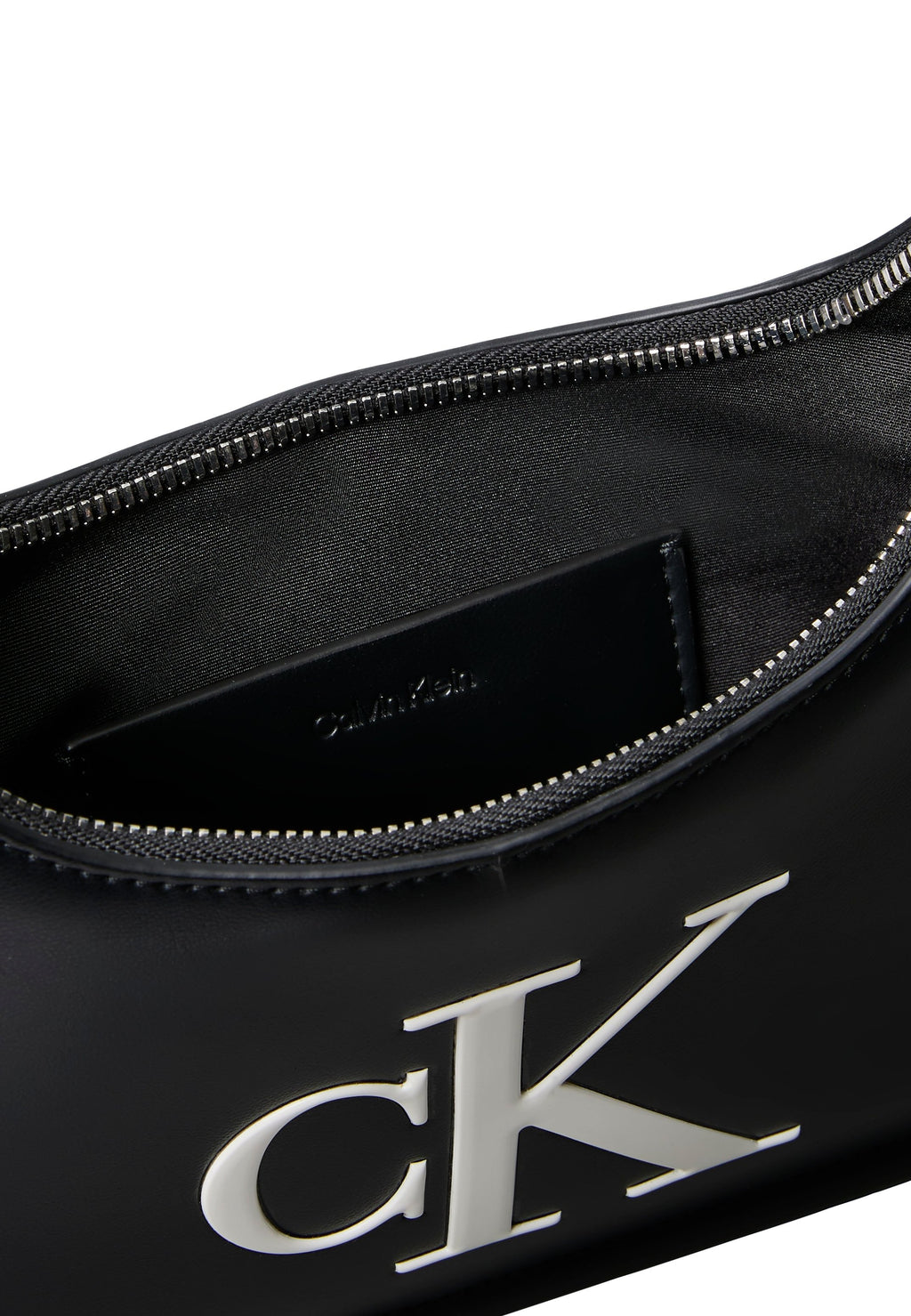 BOLD SMALL SHOULDER BAG - Handbag - black/white