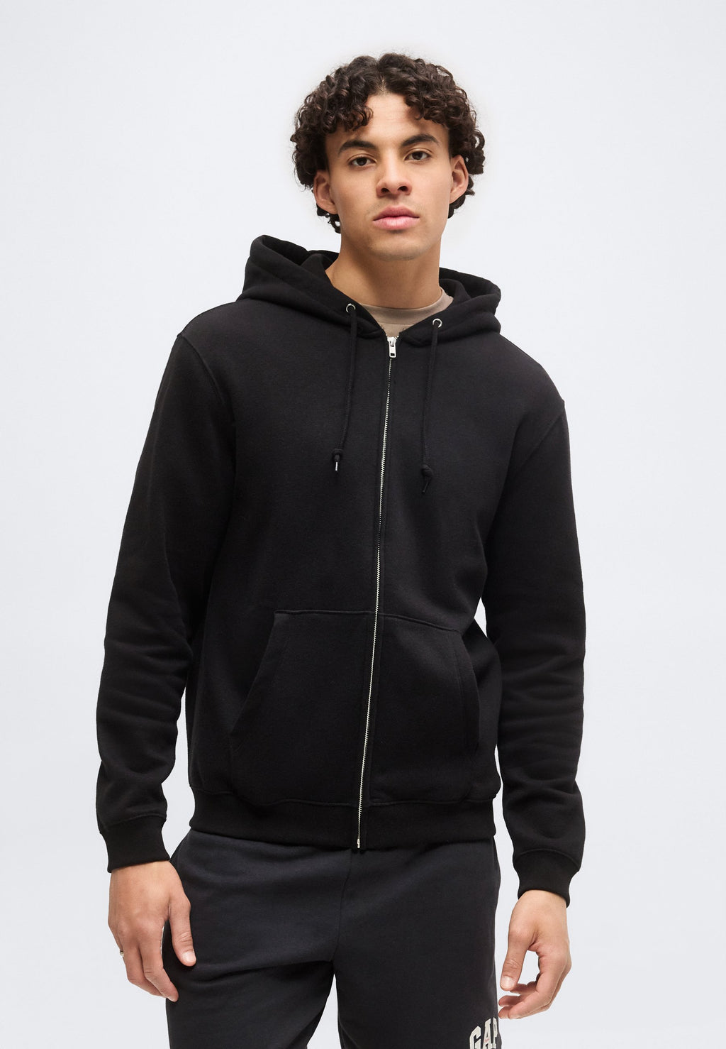 HOOD - Zip-up sweatshirt - true black