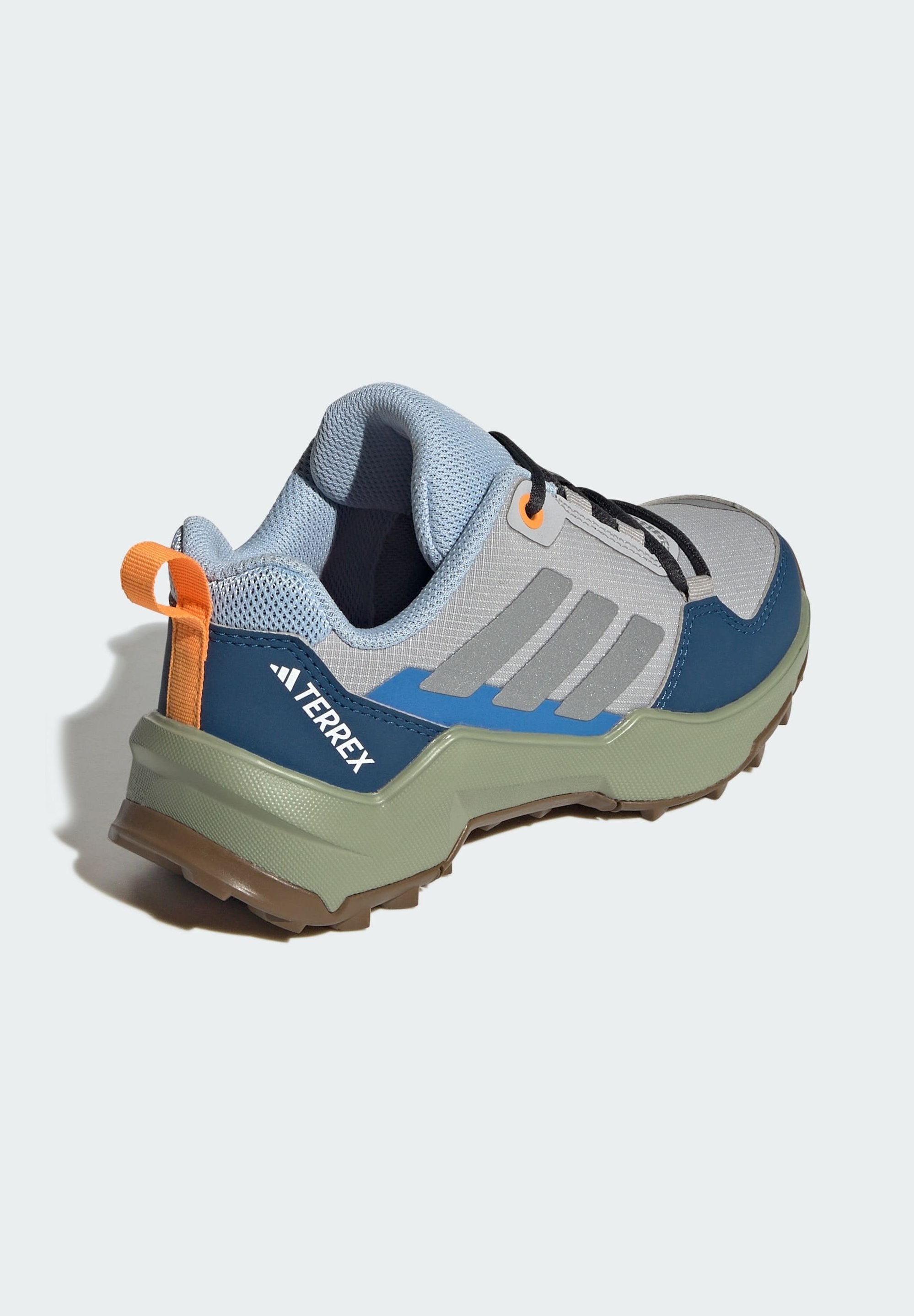 AX4R UNISEX - Hiking shoes - grey two matte silver glow blue