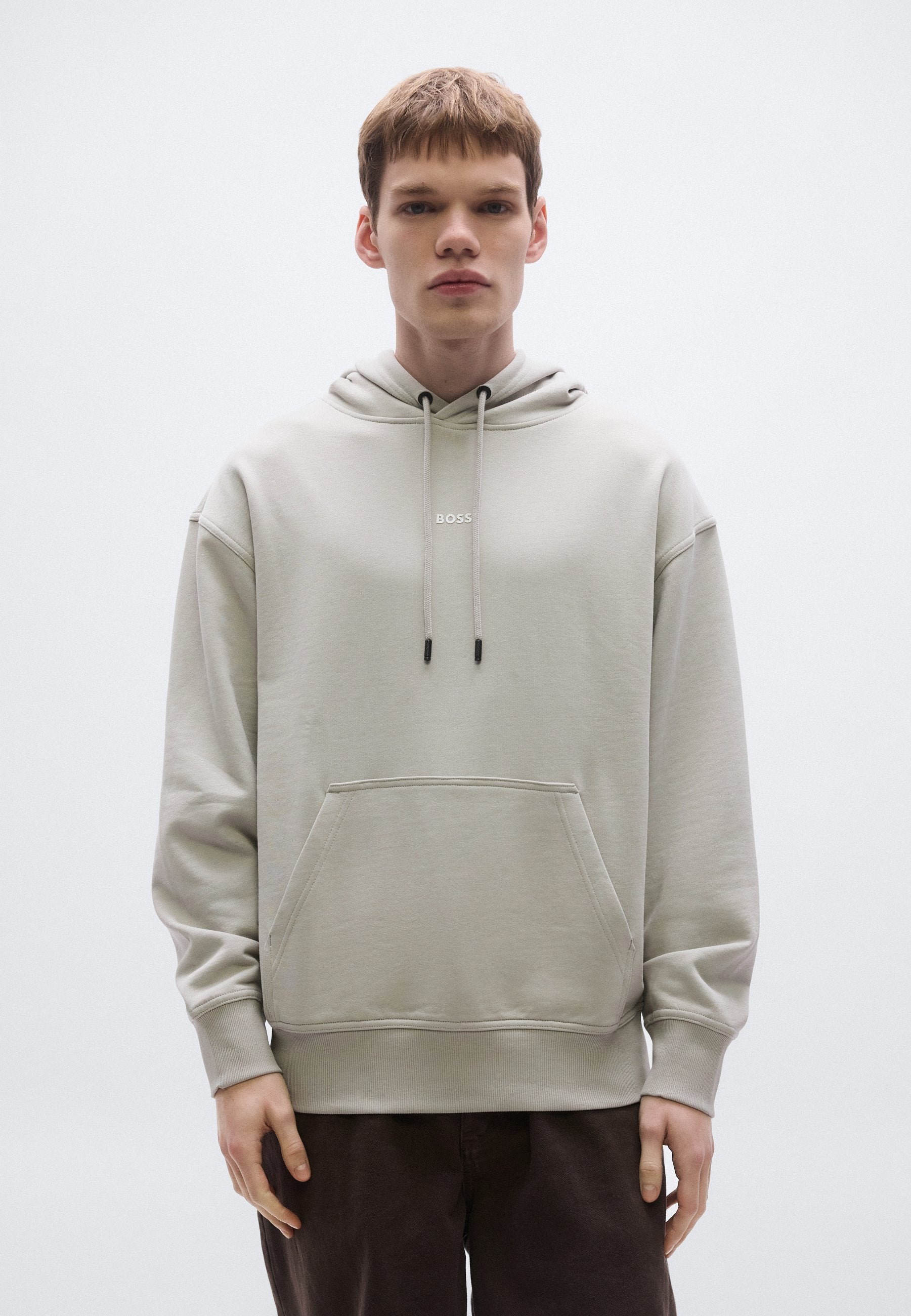 Hoodie - open grey