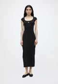 MAXI BADGE DRESS  - Day dress - black