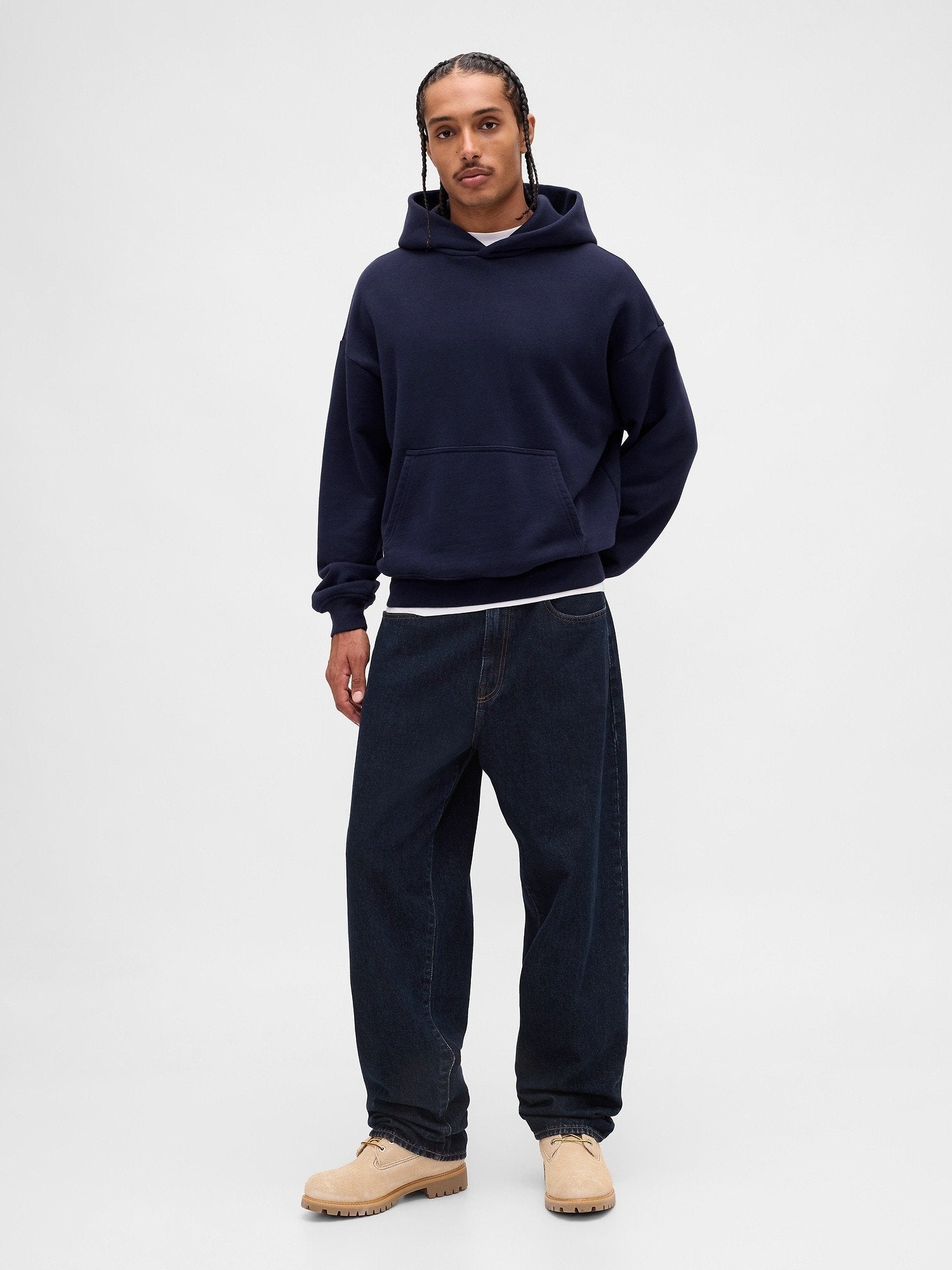 BAGGY FIT RINSE - Jean ample - délavage foncé