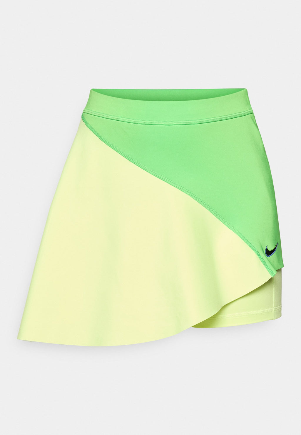 NIKECOURT SLAM SKIRT - Sports skirt - mean green/lemon twist/black
