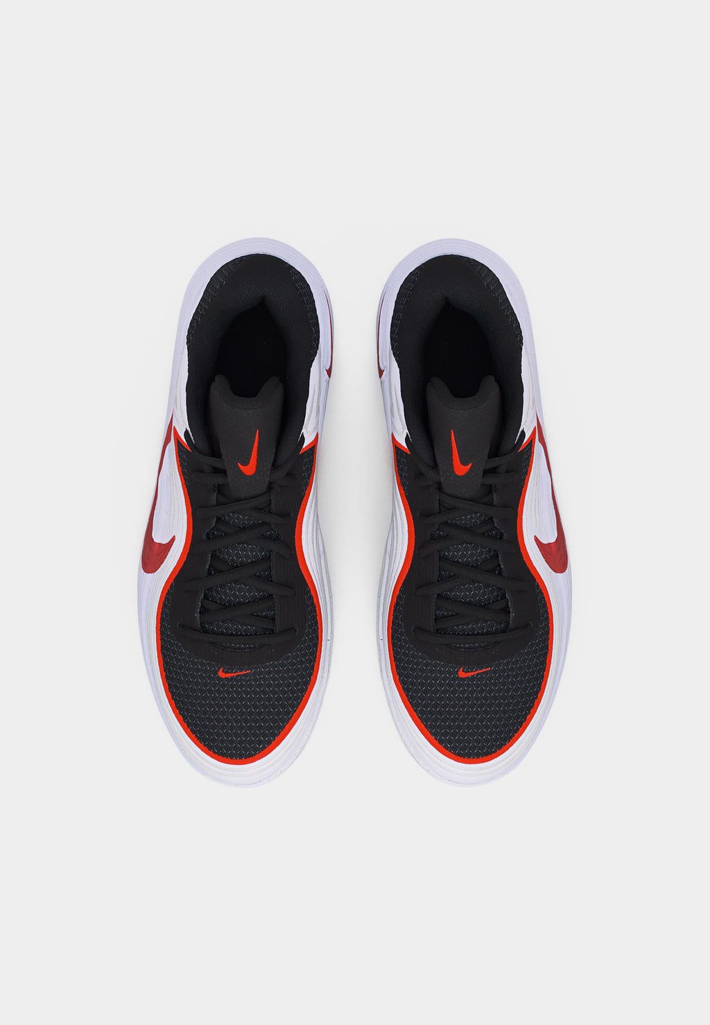 PRECISION 8 LOW UNISEX - Basketball shoes - black/picante red/white