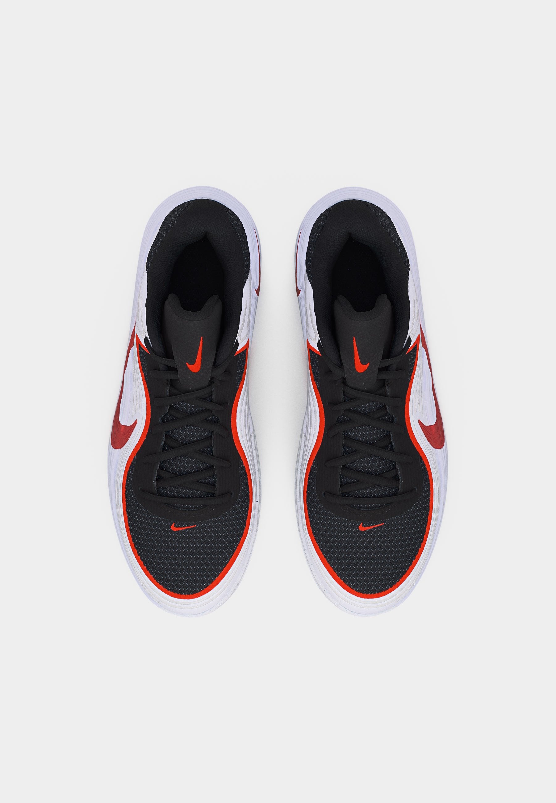 PRECISION 8 LOW UNISEX - Basketball shoes - black/picante red/white