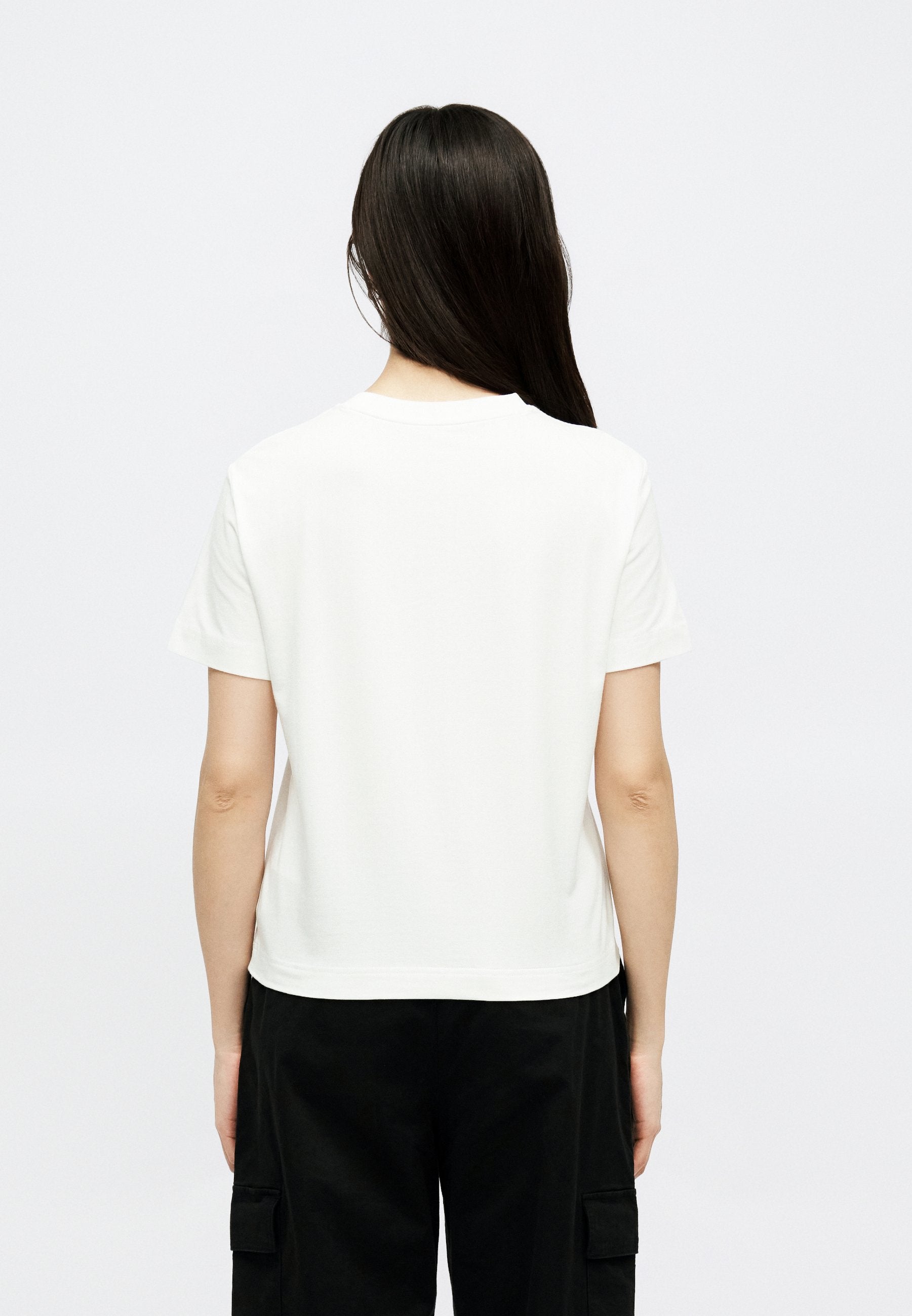 MONOGRAM TEE - Basic T-shirt - bright white