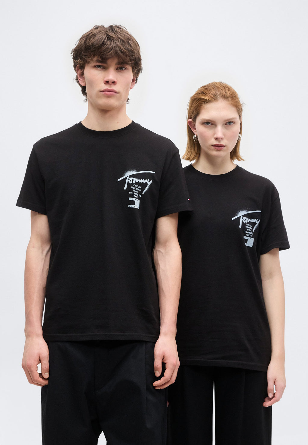 SIGNATURE BACK LOGO JERSEY T-SHIRT - Print T-shirt - black