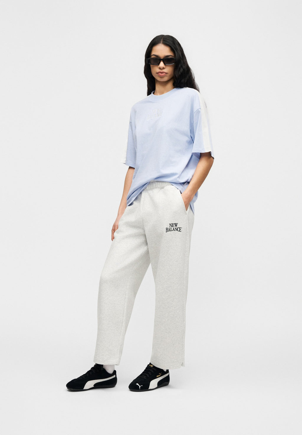 Tracksuit bottoms - ash heather