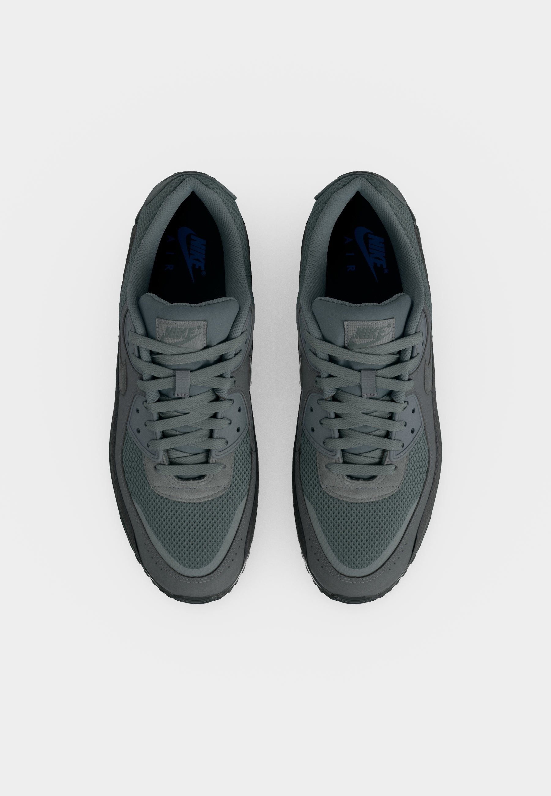 AIR MAX 90 - Trainers - phantom/light orewood brown/cream/safety orange