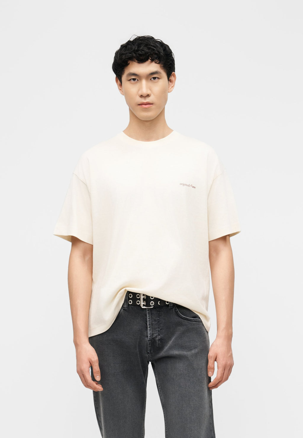 T- - Print T-shirt - antique white