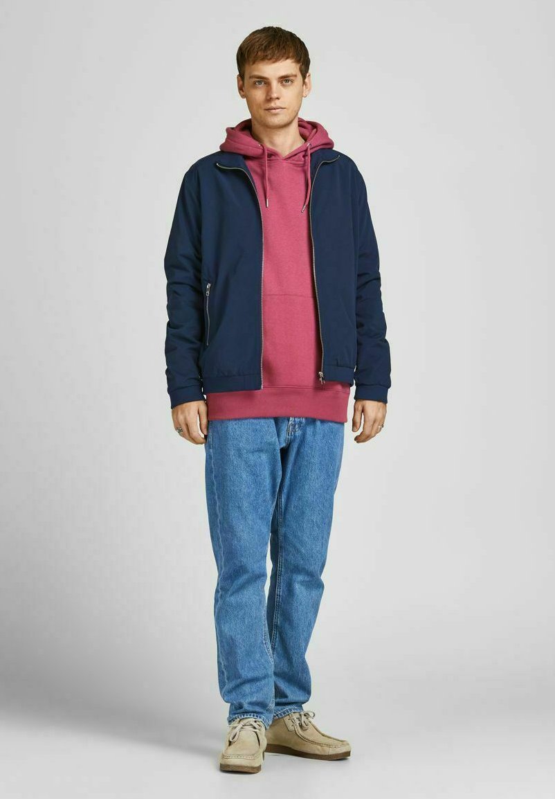 JJERUSH HARRINGTON - Bomber Jacket - navy blazer