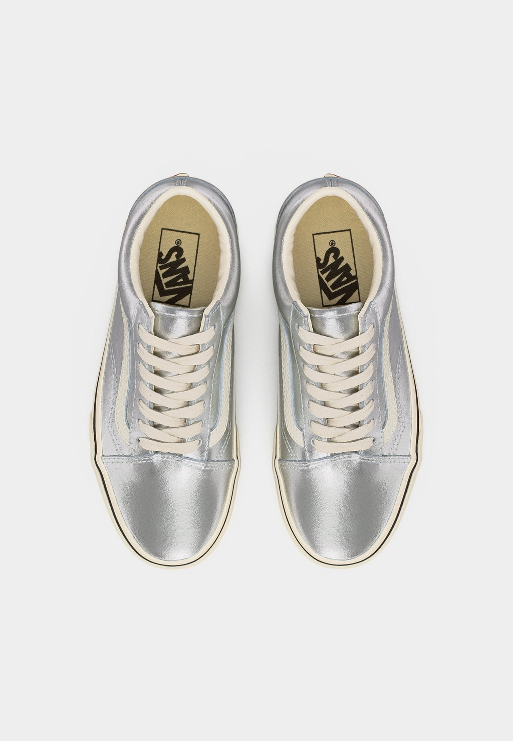 OLD SKOOL - Skate shoes - metallic silver-coloured