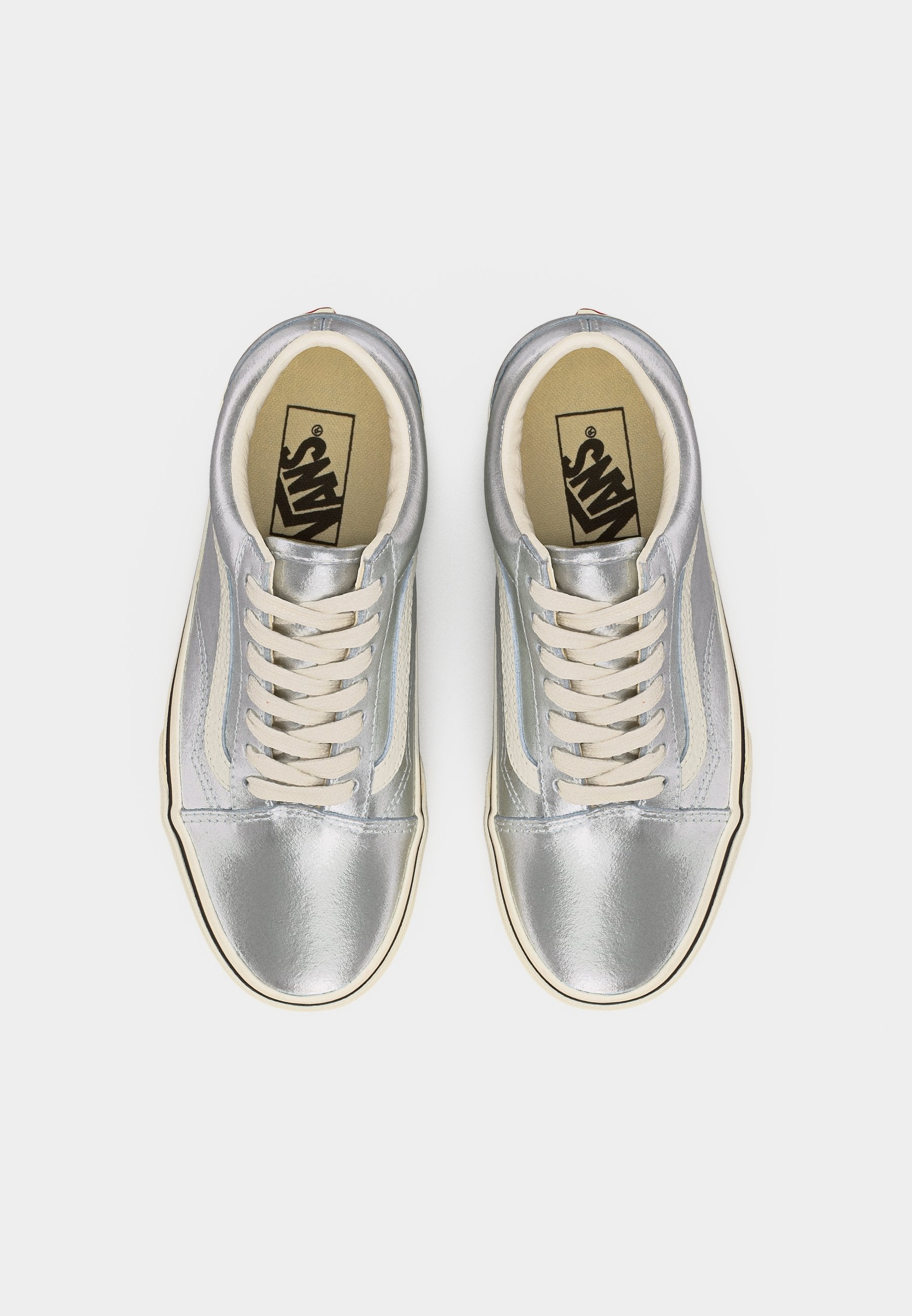 OLD SKOOL - Skate shoes - metallic silver-coloured