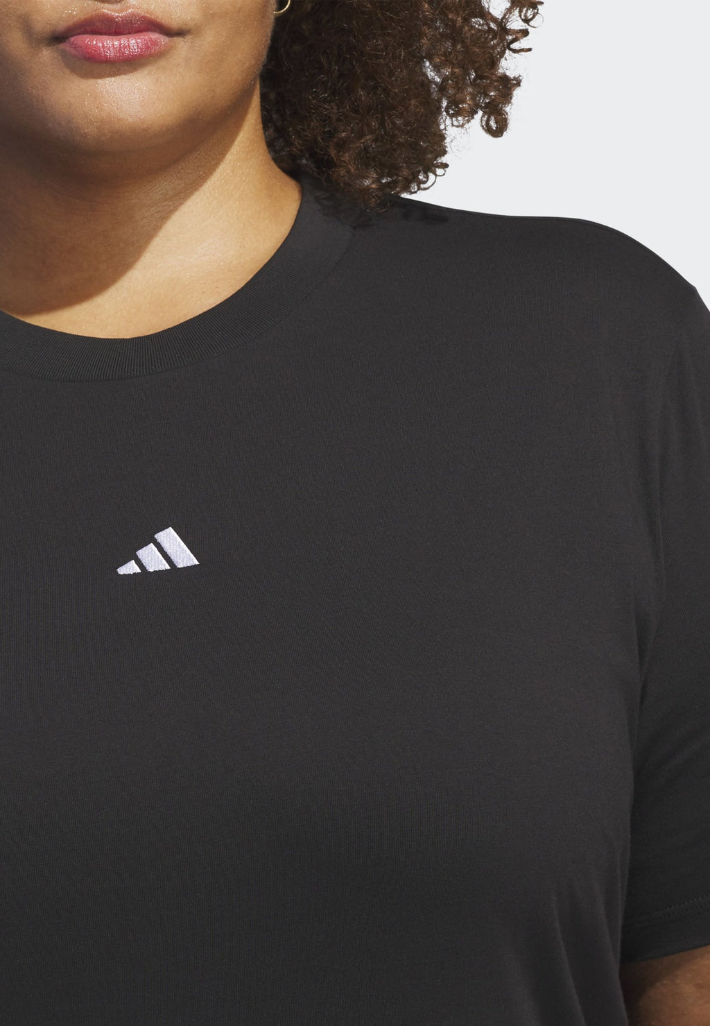 ESSENTIALS SMALL LOGO TSHIRT - Basic T-shirt - black/white