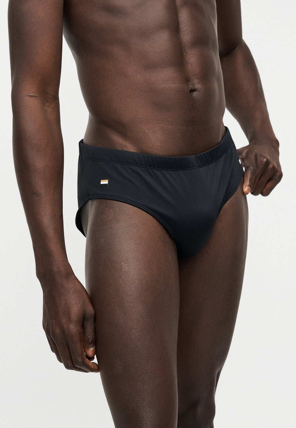 JOHN - Swimming briefs - black