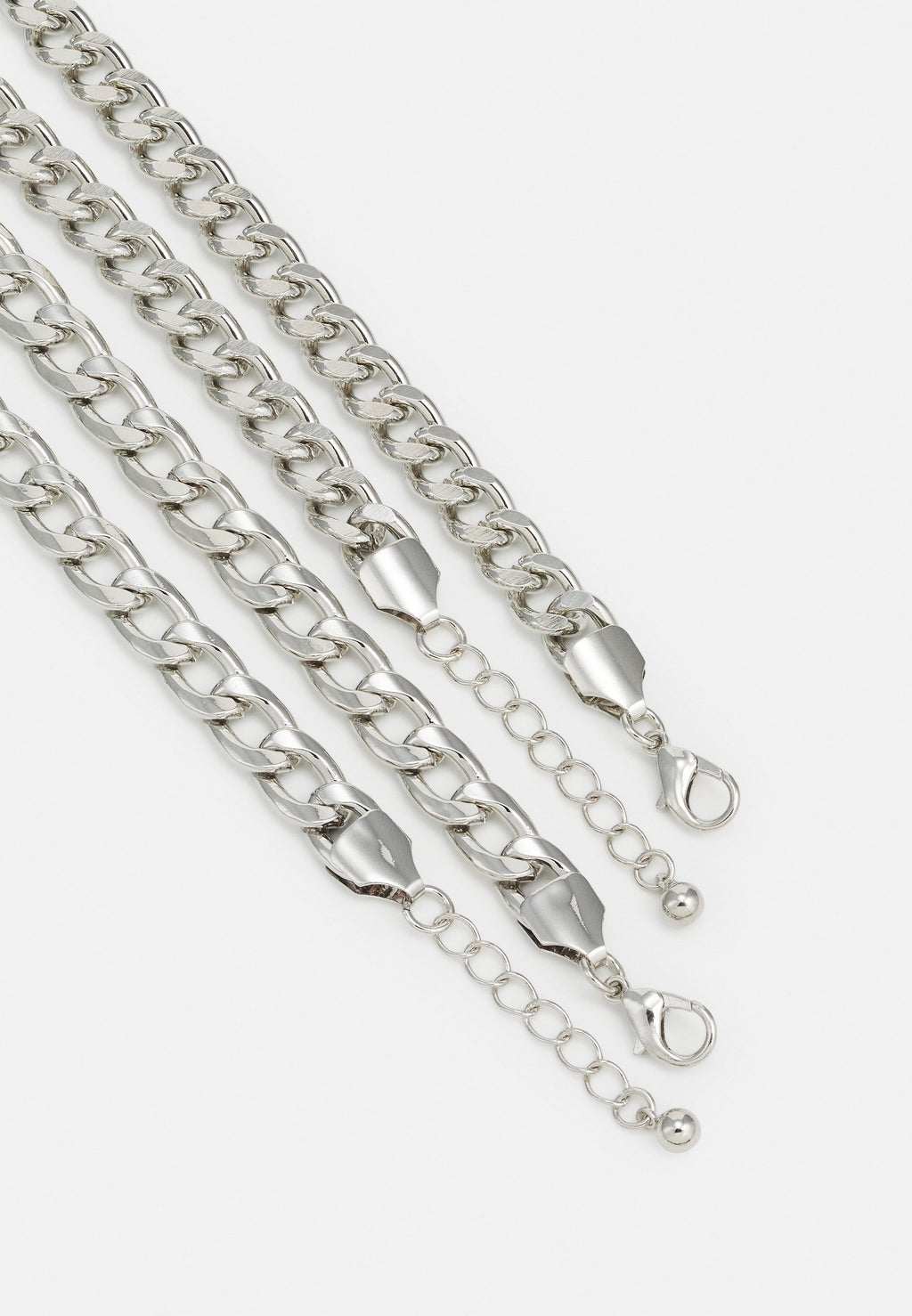 JACESTE NECKLACE UNISEX 2 PACK - Necklace - silver-coloured