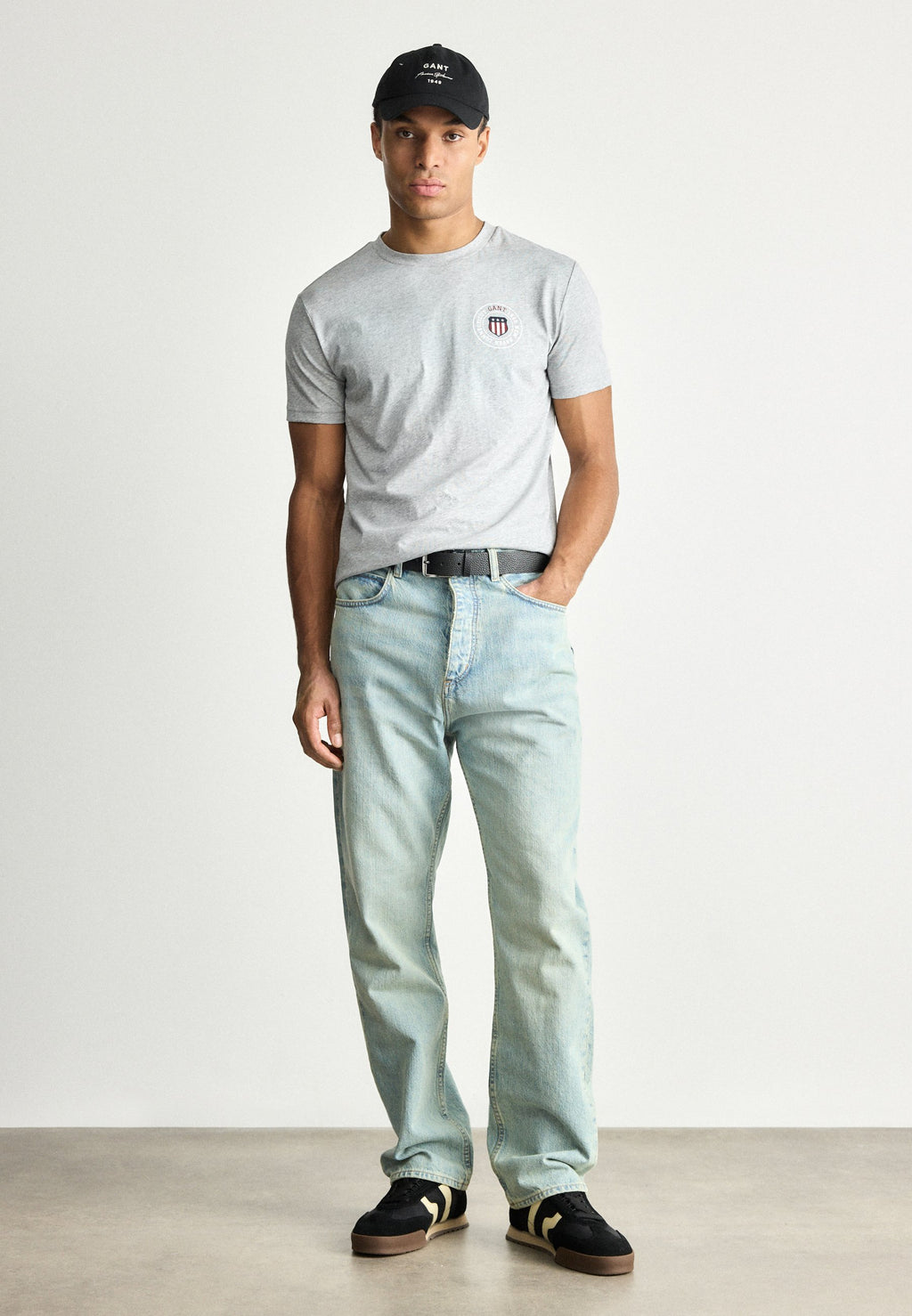 GRAPHIC  - Print T-shirt - grey melange