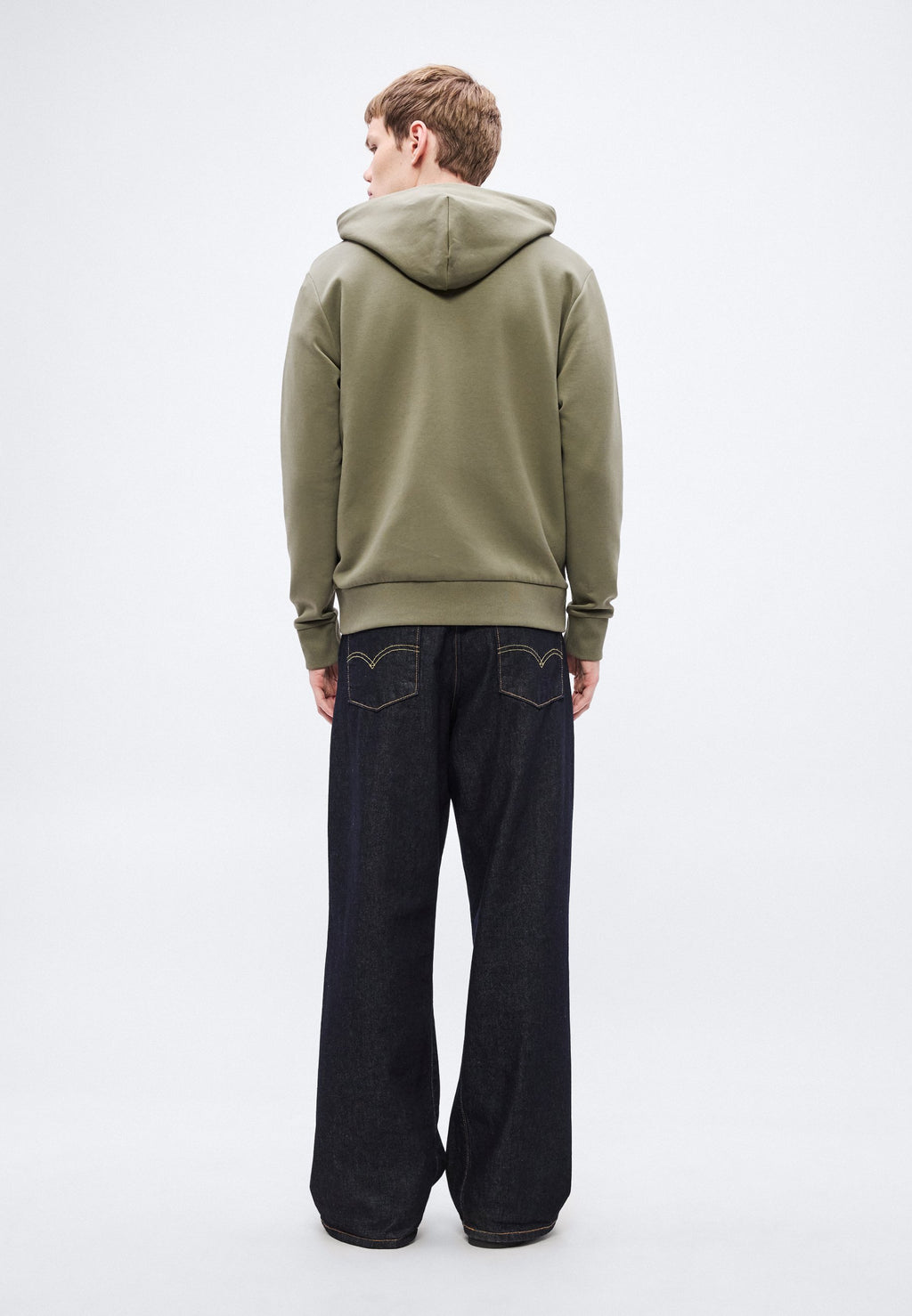SAGGY - Zip-up sweatshirt - dark beige