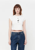 CLASSIC KATE BABY TEE UNISEX - Print T-shirt - brilliant white