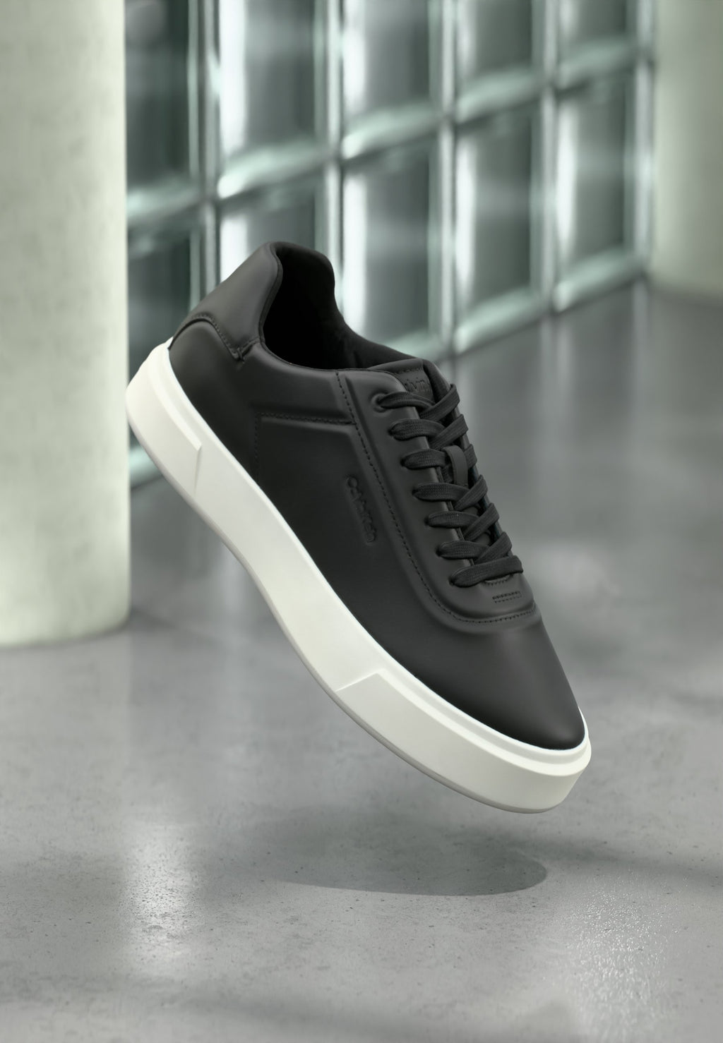 BASKET CUPSOLE LACEUP - Trainers - black/bright white