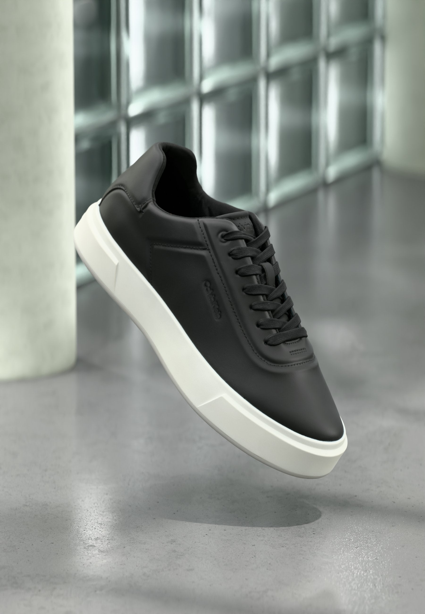 BASKET CUPSOLE LACEUP - Trainers - black/bright white