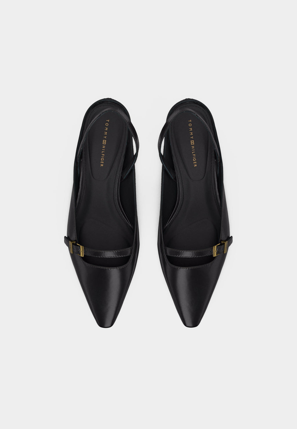 BUCKLE KITTEN SLINGBACK - Slingback ballet pumps - black