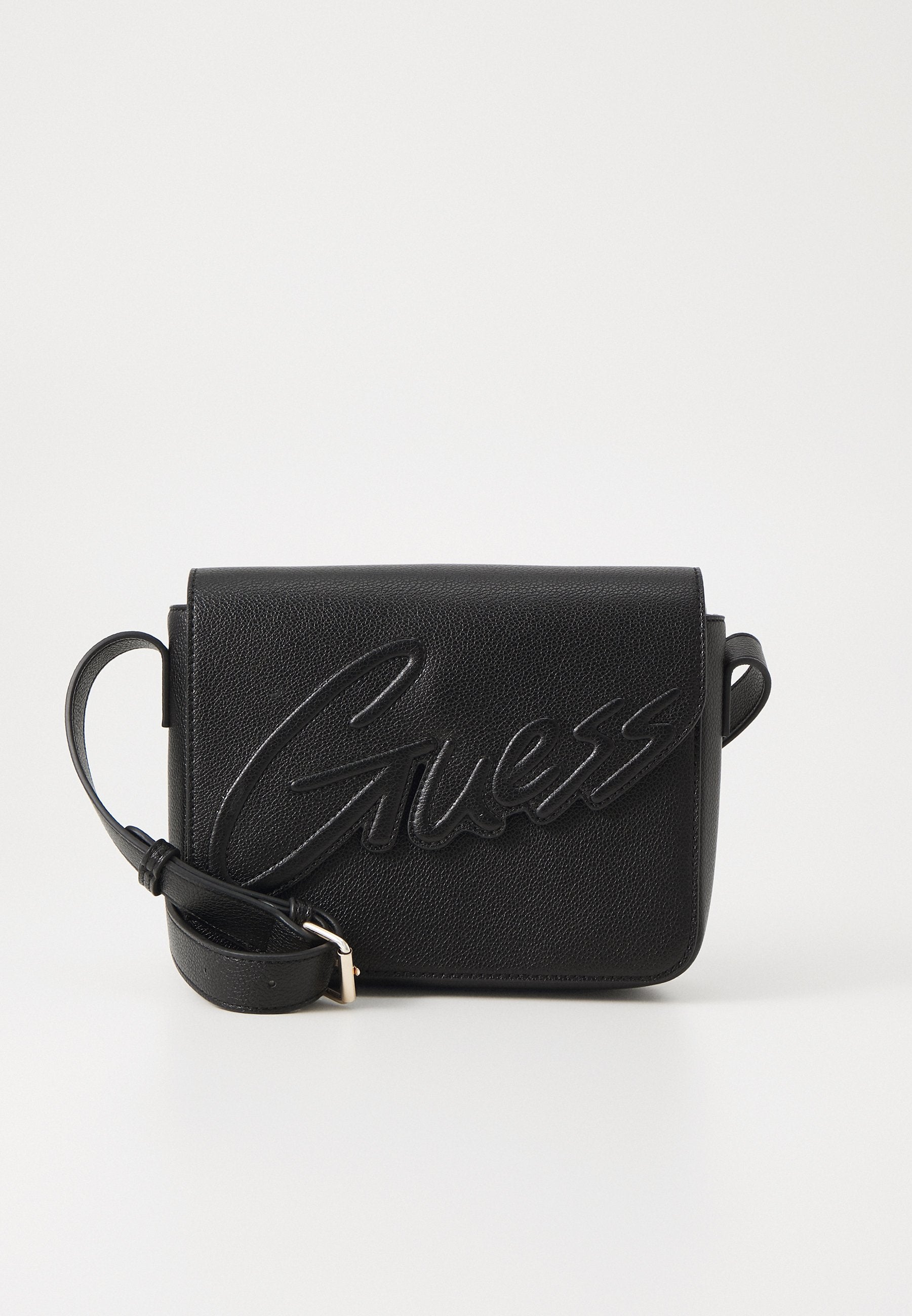 CROSSBODY FLAP BAG UNISEX - Cross body bag - jet black