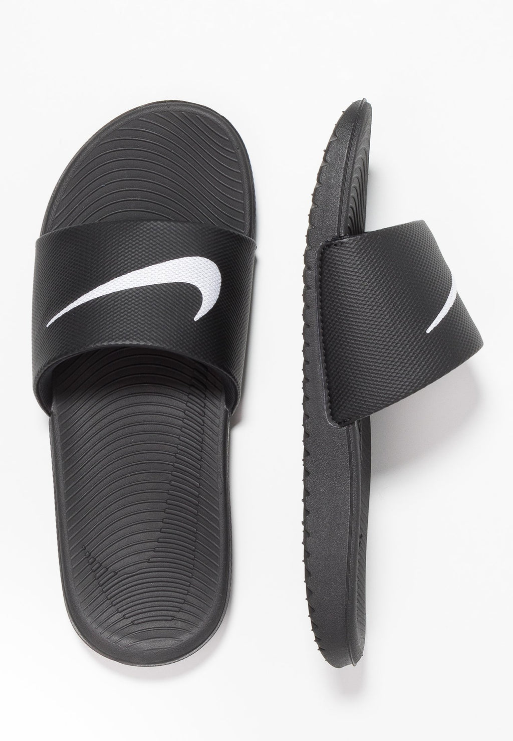 KAWA SLIDE UNISEX - صنادل حمام - أسود/أبيض